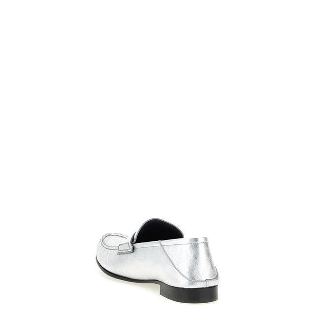 Versace VERSACE La Medusa Silver Leather Loafers New & Authentic (Wo Size US 6 / IT 36 - 5 Thumbnail