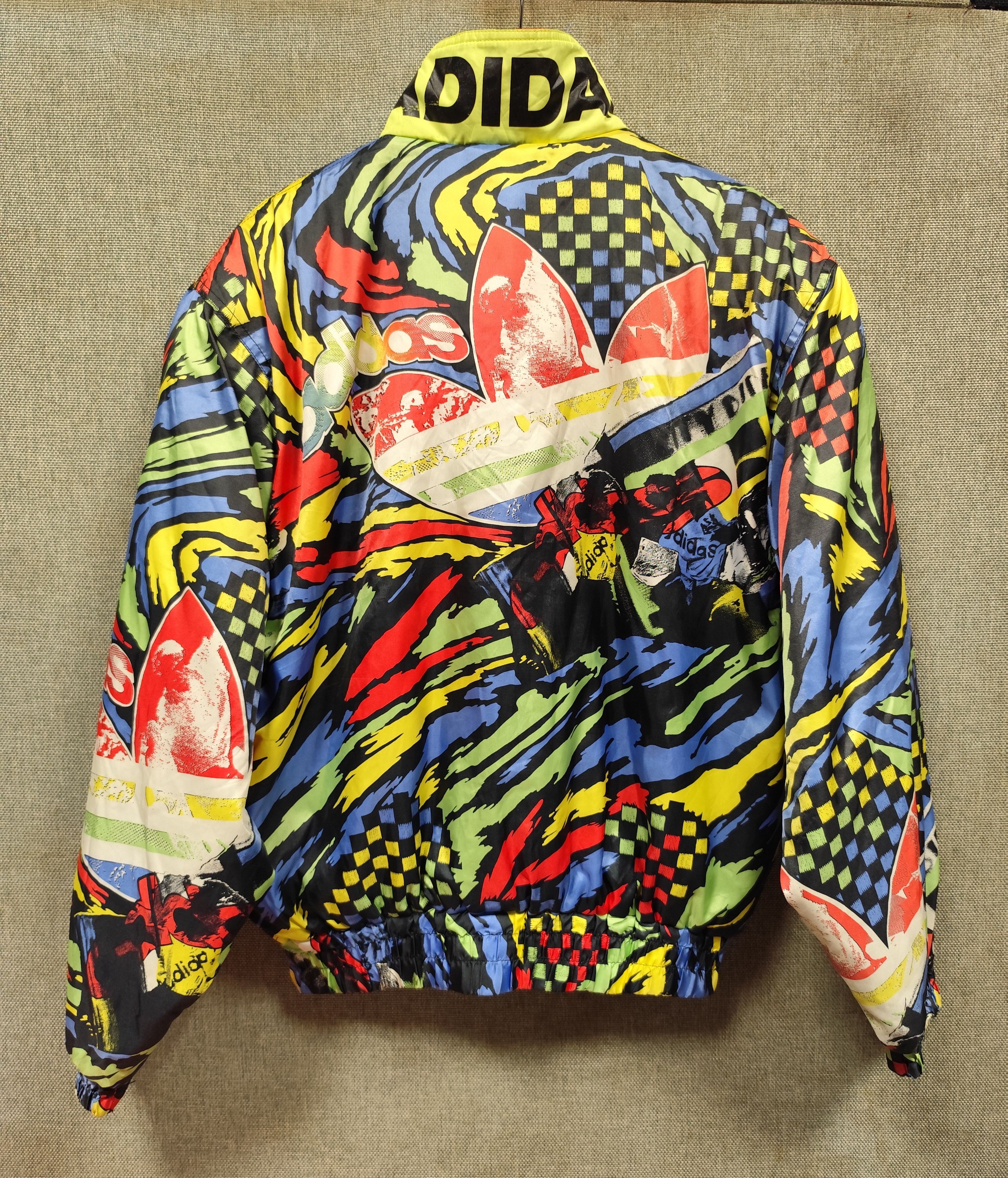 Adidas Vintage 90s Adidas Colourful Ski Winter Jacket Size US M / EU 48-50 / 2 - 2 Thumbnail