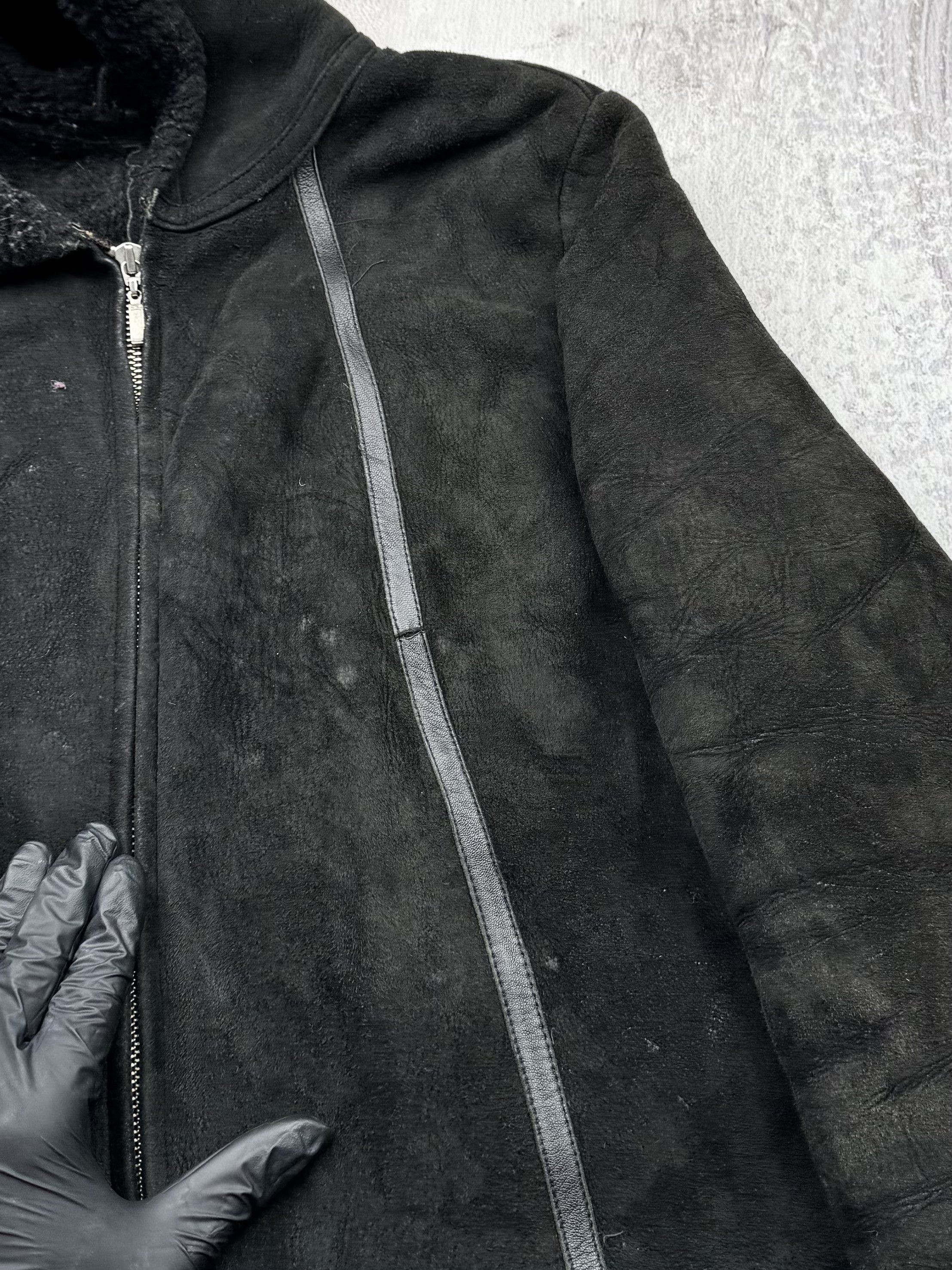 Japanese Brand Vintage Real Sheepskin Hooded Coat D15(584)A789 Size M / US 6-8 / IT 42-44 - 6 Thumbnail