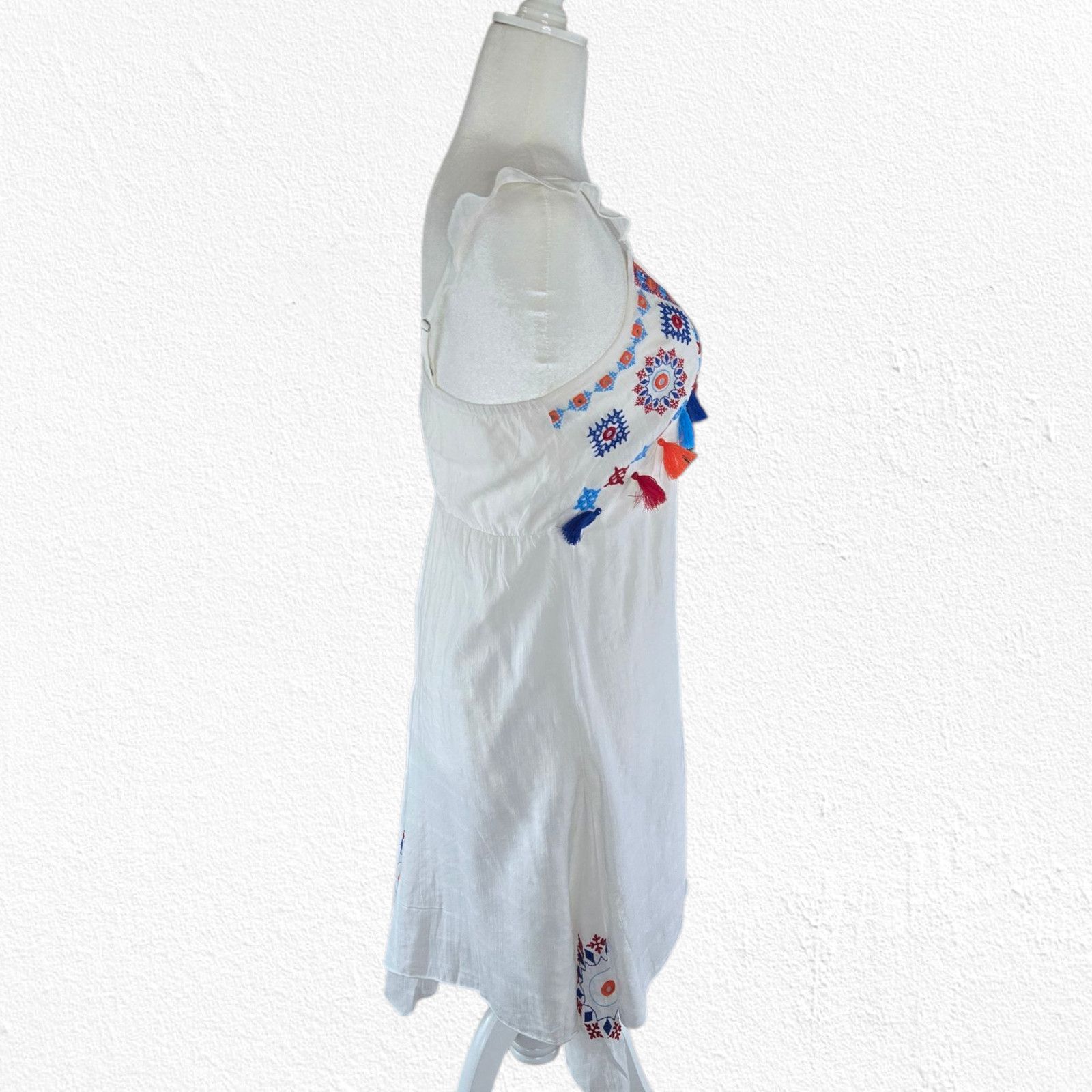 Other AREA Stars Embroidered Cotton Dress Medium Size M / US 6-8 / IT 42-44 - 6 Thumbnail