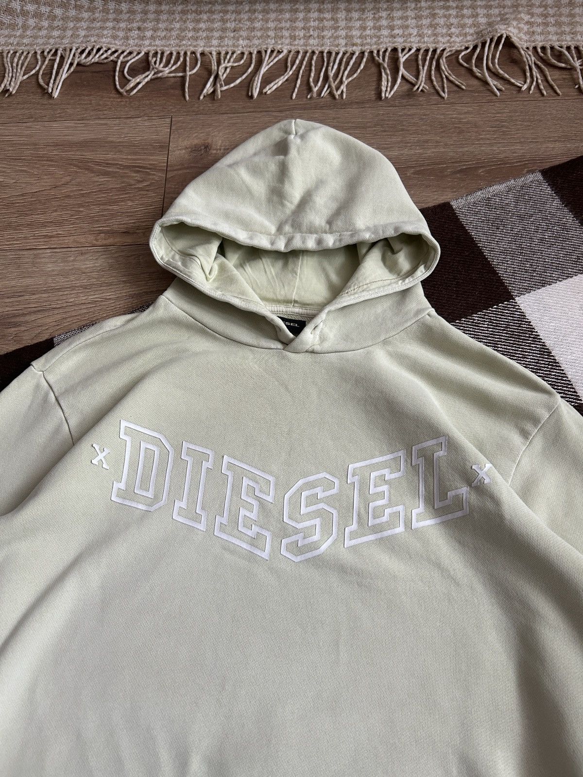 Diesel Diesel lime big log hoodies mens y2k Size US L / EU 52-54 / 3 - 3 Thumbnail