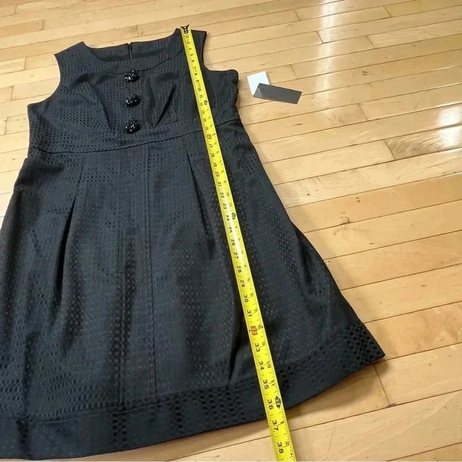 Oleg Cassini Oleg Cassini Black Sleeveless Dress Women’s Size 10 Fitted Size L / US 10 / IT 46 - 8 Thumbnail