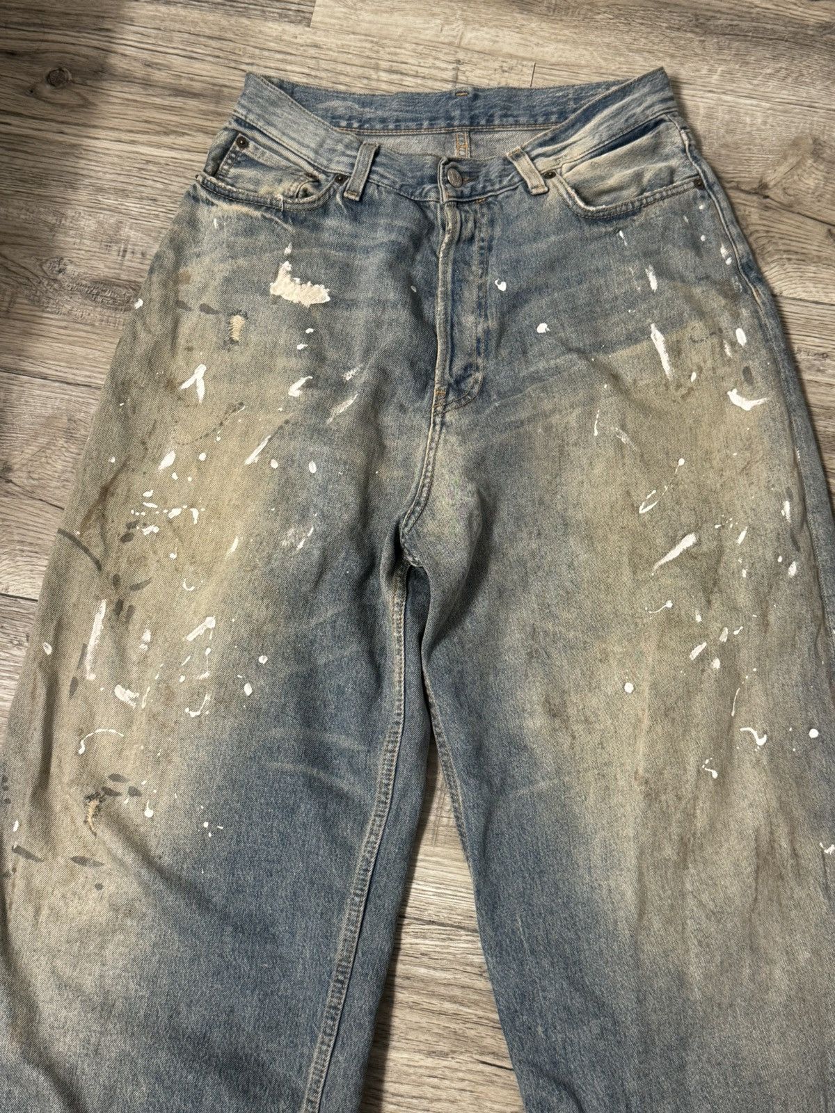 Acne Studios acne studio paint baggy denim Size US 30 / EU 46 - 2 Thumbnail