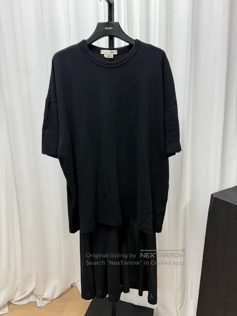 Comme des Garcons Comme des Garcons Sweater short sleeve stitching gauze dre Size M / US 6-8 / IT 42-44 - 1 Thumbnail