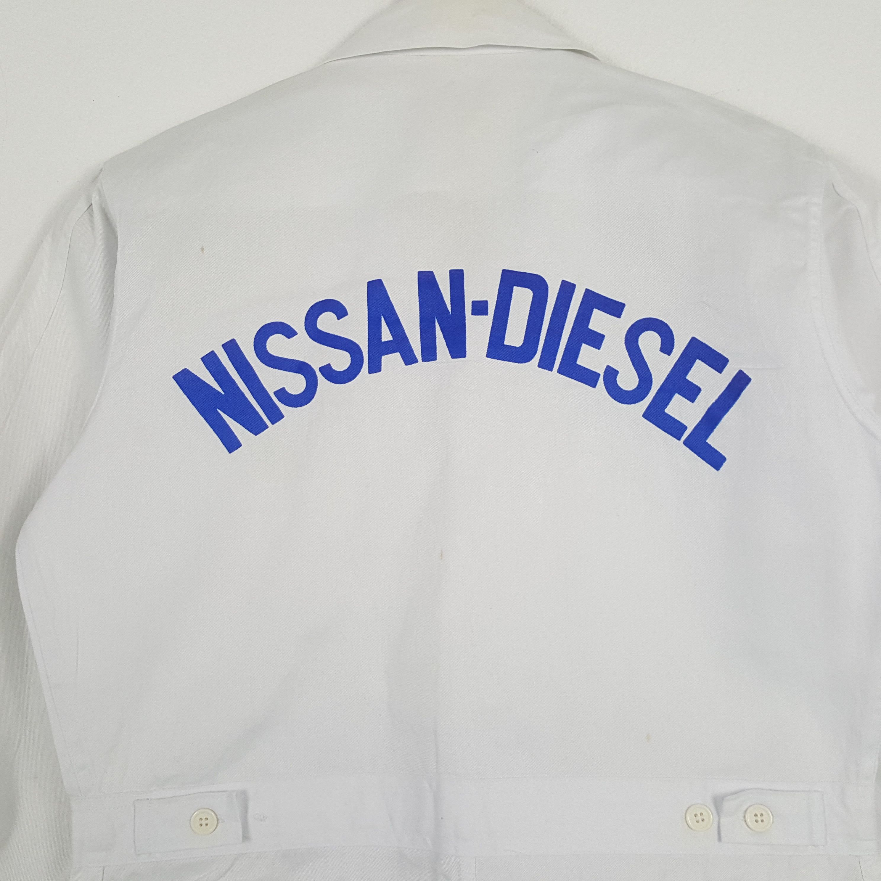 Japanese Brand × Vintage Nissan Diesel Japanese Motorsports Coverall Jacket Size US M / EU 48-50 / 2 - 2 Thumbnail
