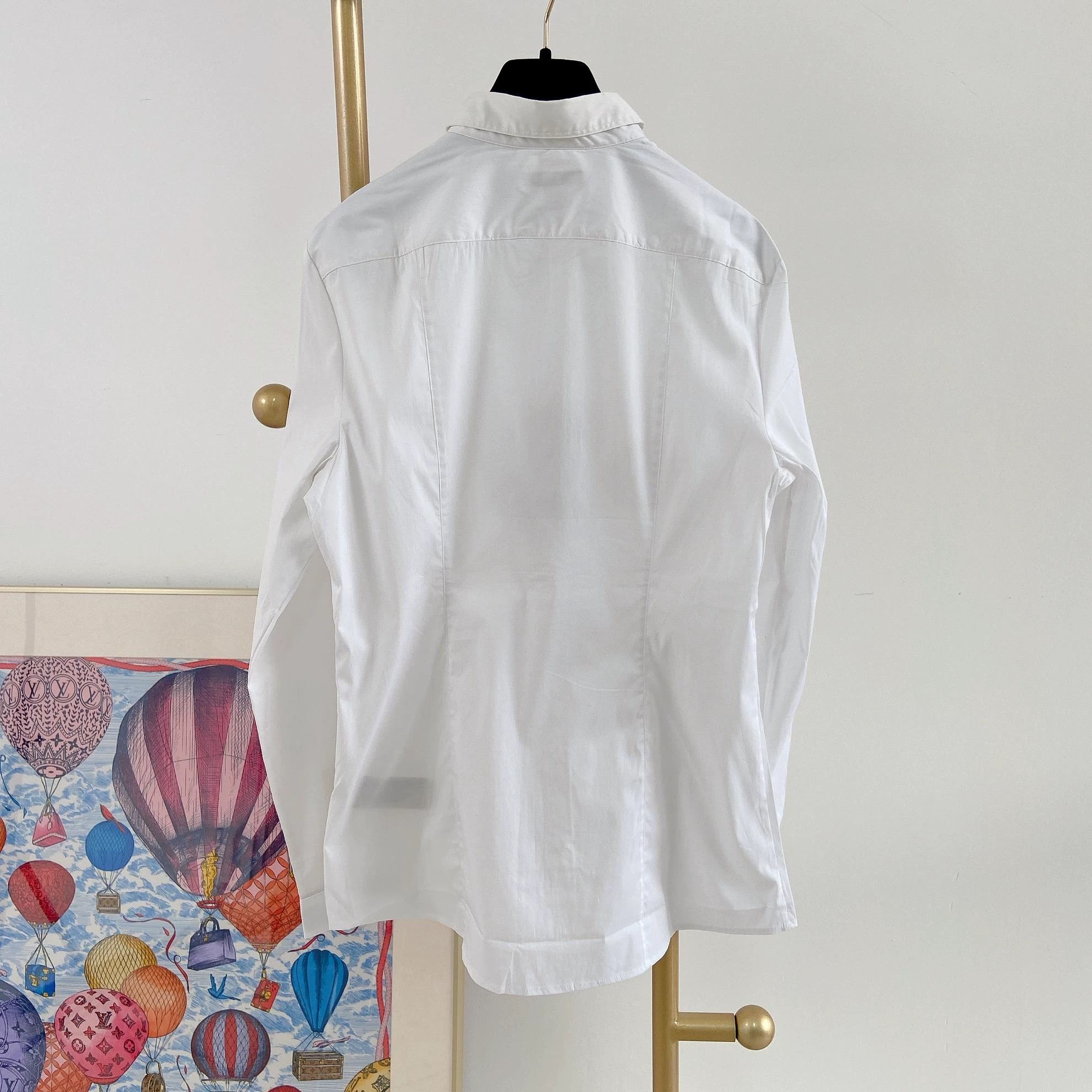 Burberry Burberry White Shirt M with Tags 7763 Size M / US 6-8 / IT 42-44 - 3 Thumbnail