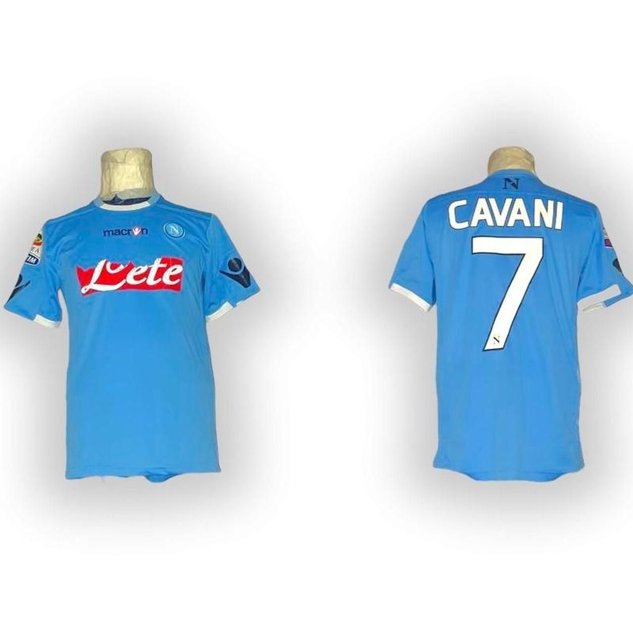 Macron SSC Napoli Italy 2010 2011 Home Shirt Jersey Size US M / EU 48-50 / 2 - 2 Thumbnail