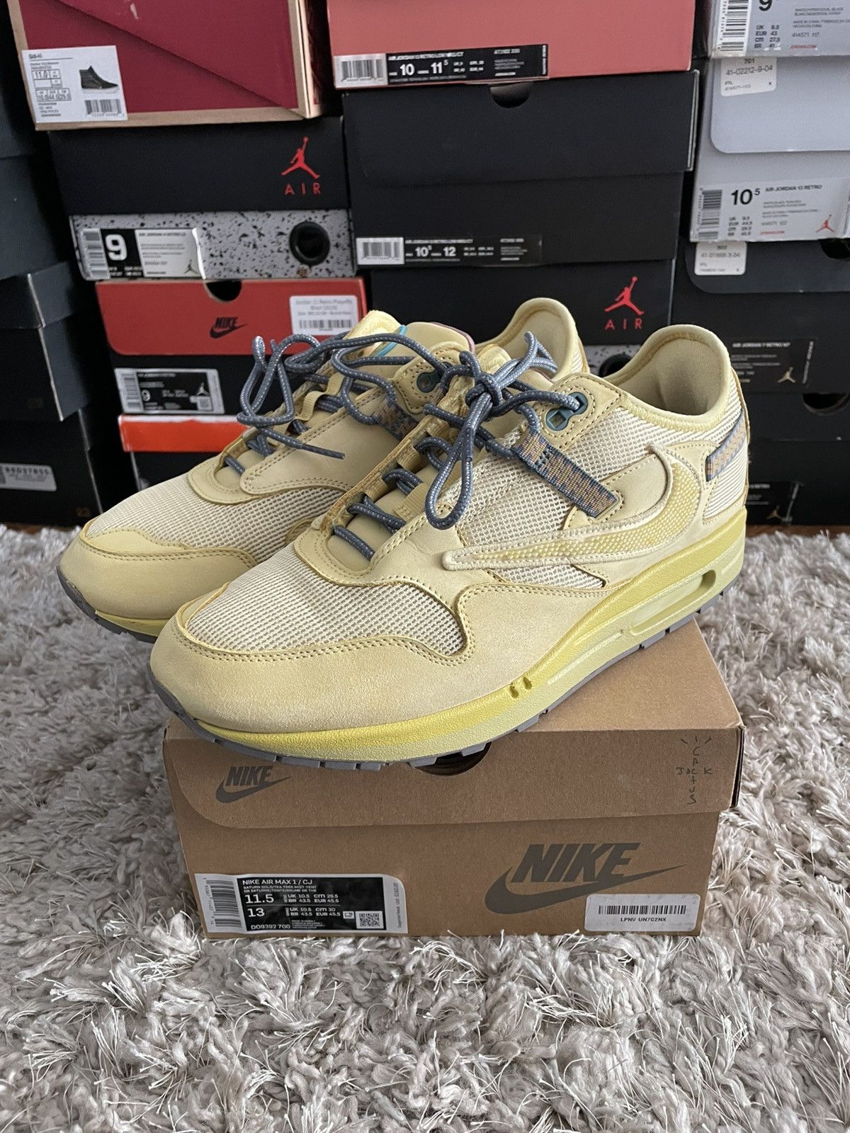 Nike × Travis Scott Air Max 1 x Travis Scott Saturn Gold Size US 11.5 / EU 44-45 - 1 Thumbnail