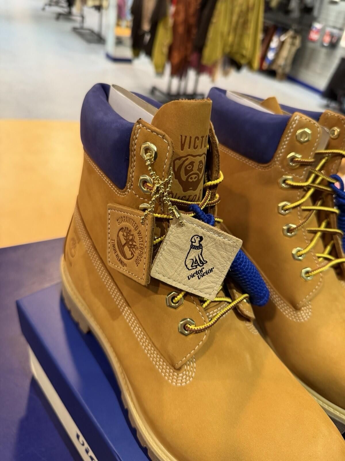 Timberland Victor Victor Timberland Boots Wheat/Navy (Size: 11) Men's Size US 11 / EU 44 - 6 Thumbnail