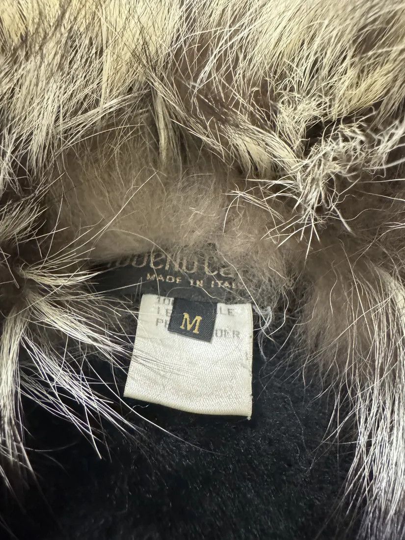 Roberto Cavalli × Vintage FW2006 Roberto Cavalli Black Fur Premium Leather Jacket Size M / US 6-8 / IT 42-44 - 8 Thumbnail