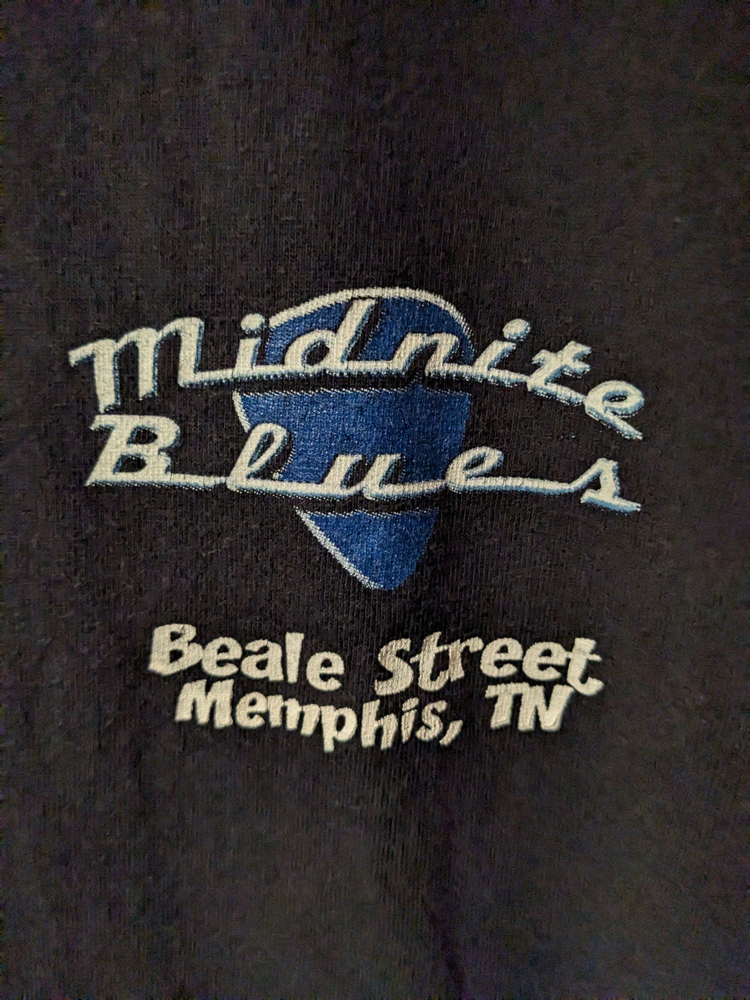 Band Tees × Vintage Vintage Y2K Midnight Blues Gibson Guitar Music T-Shirt Size US M / EU 48-50 / 2 - 4 Thumbnail