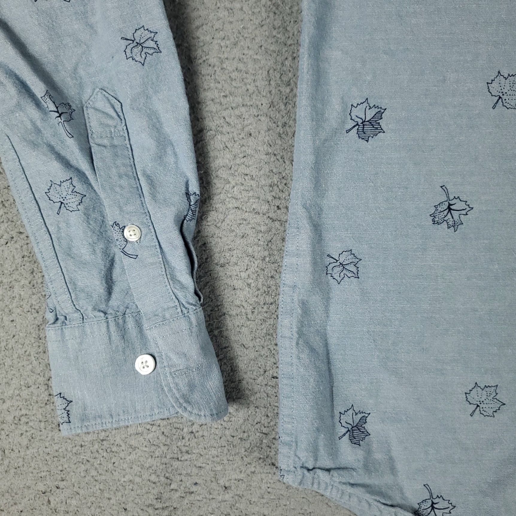 Original Penguin Original Penguin Button-Up Shirt Mens Small Blue Long Sleeve Casual Size US S / EU 44-46 / 1 - 4 Thumbnail