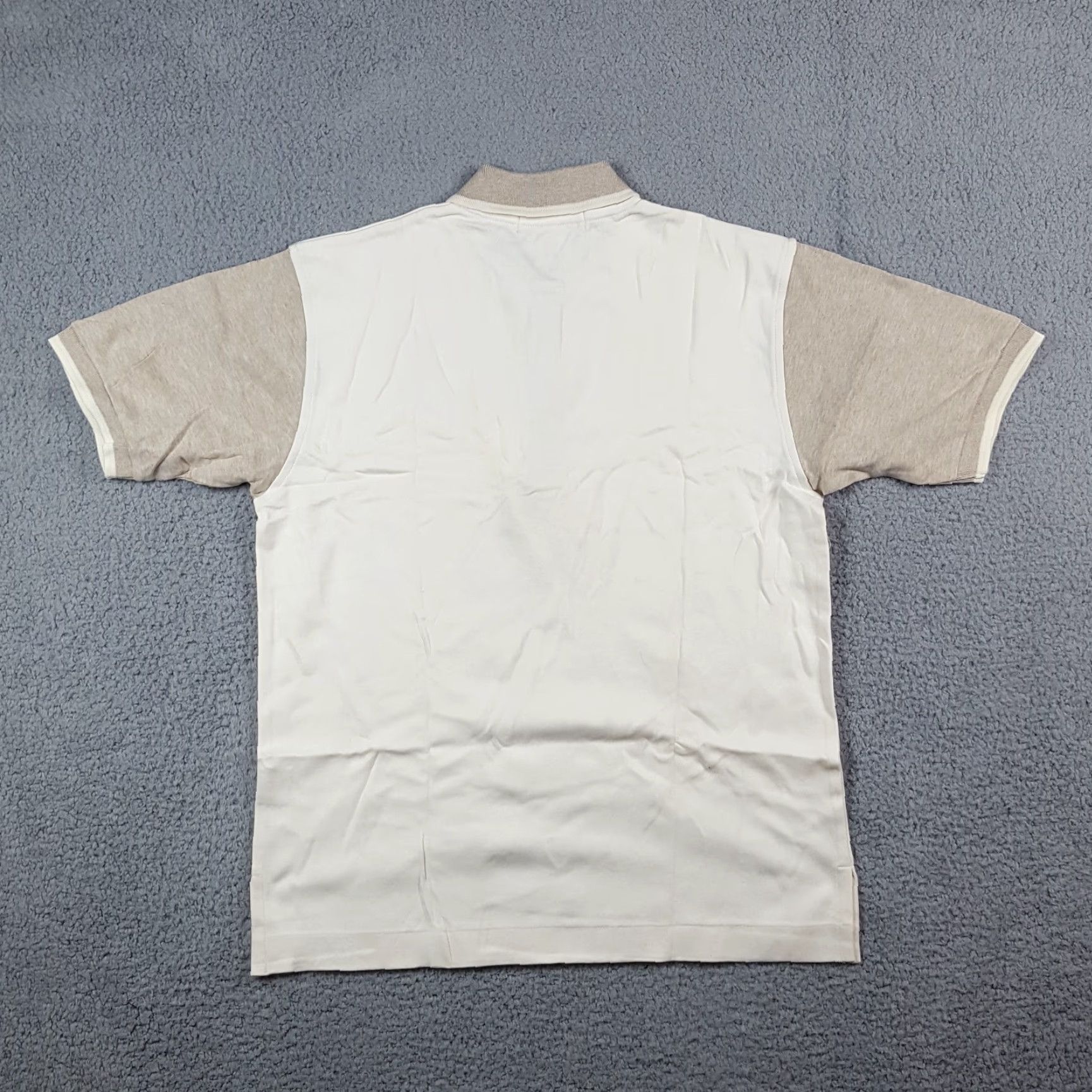 Vintage VINTAGE Alexa Stirling Polo Shirt Women's Large Casual Short Sleeve 90s Preppy Golf Tennis Retro Beige Size L / US 10 / IT 46 - 5 Thumbnail