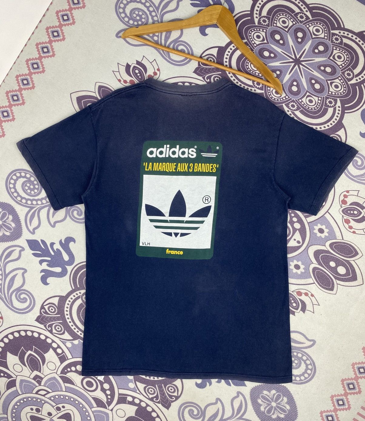 Adidas Rare🔥Vintage Adidas Sun Faded Shirt Big Logo Spell Out Size US L / EU 52-54 / 3 - 12 Thumbnail
