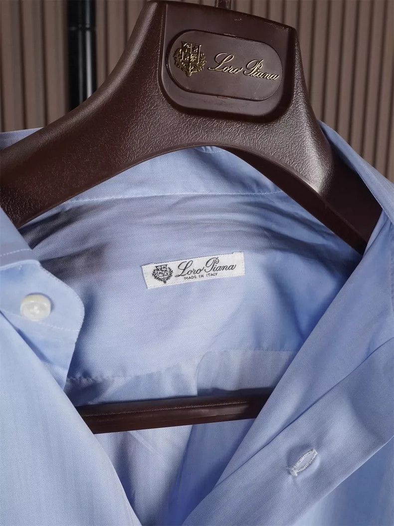 Loro Piana LORO PIANA Cotton shirt Size US XL / EU 56 / 4 - 4 Thumbnail