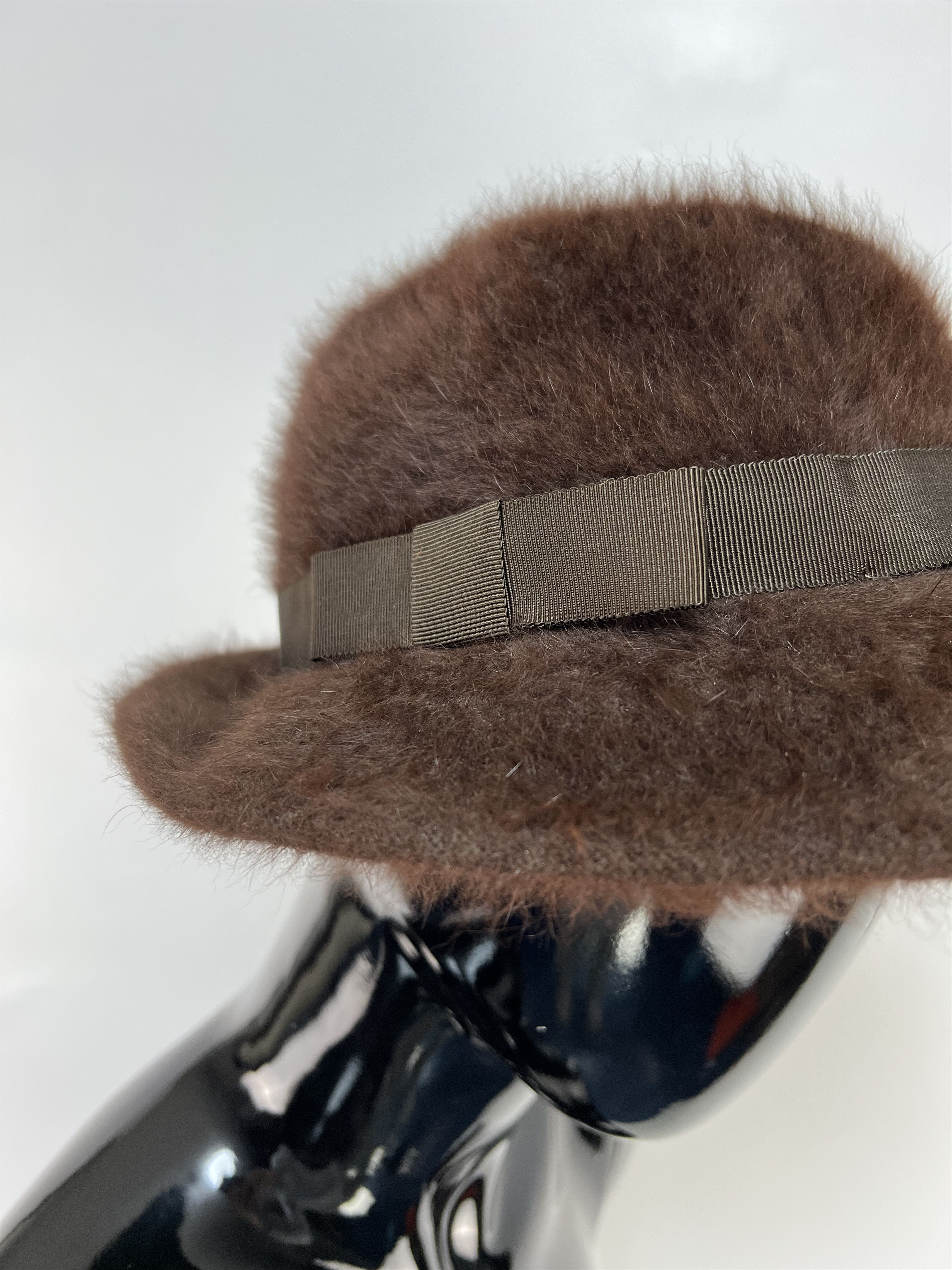Kangol Kangol Furgora Vintage Carmel Rabbit Hair Angora Bucket Hat Size ONE SIZE - 7 Thumbnail