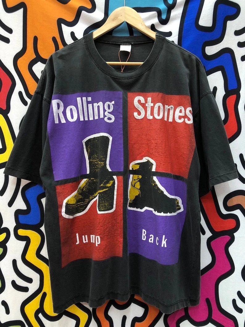 The Rolling Stones Vintage 1993 The Rolling Stones - Jump Back tshirt size XL Size US XL / EU 56 / 4 - 1 Thumbnail