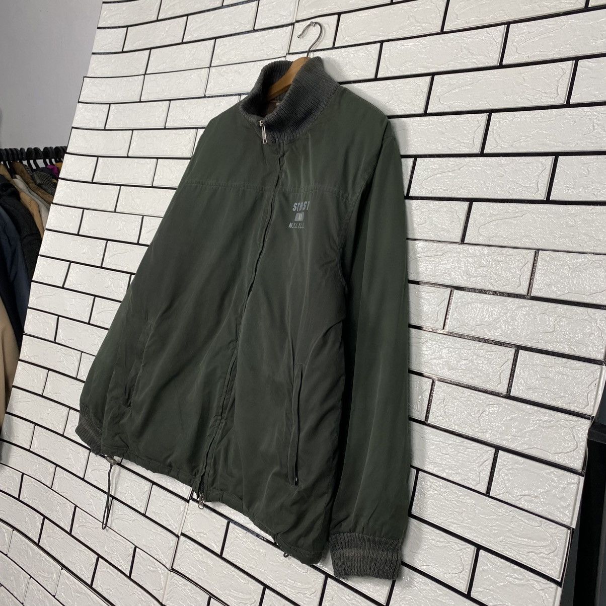 Stussy Vintage Quilted Bomber Jacket Stussy Usa Blanket Distressed Size US M / EU 48-50 / 2 - 3 Thumbnail
