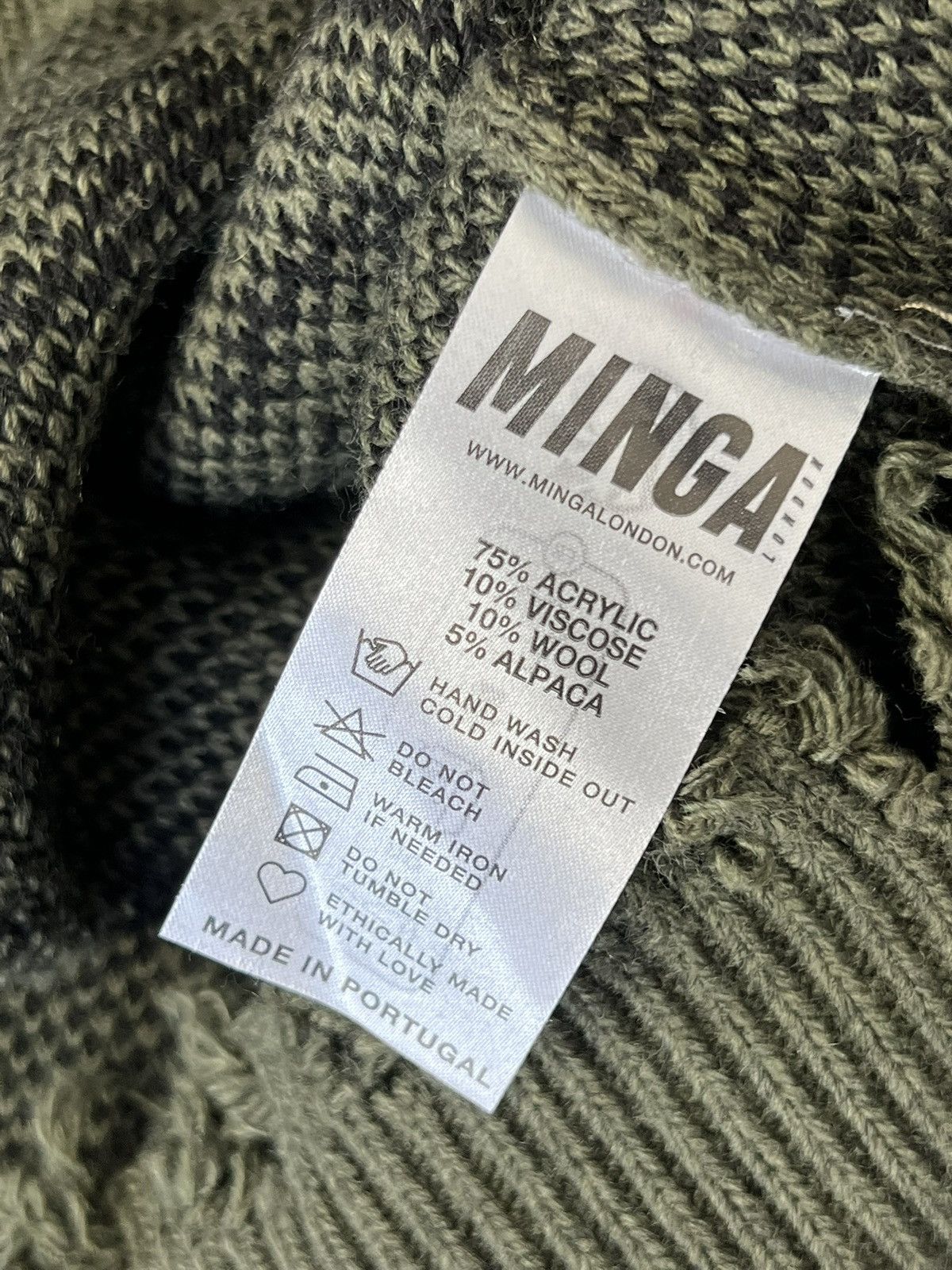 Minga London Minga London Green Skeleton Printed Knit Hoodie. Size M / US 6-8 / IT 42-44 - 8 Thumbnail