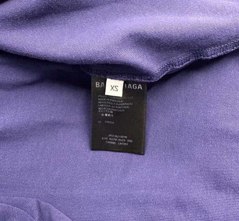 Balenciaga Balenciaga Dark Blue Short Sleeve~ Size US XS / EU 42 / 0 - 6 Thumbnail