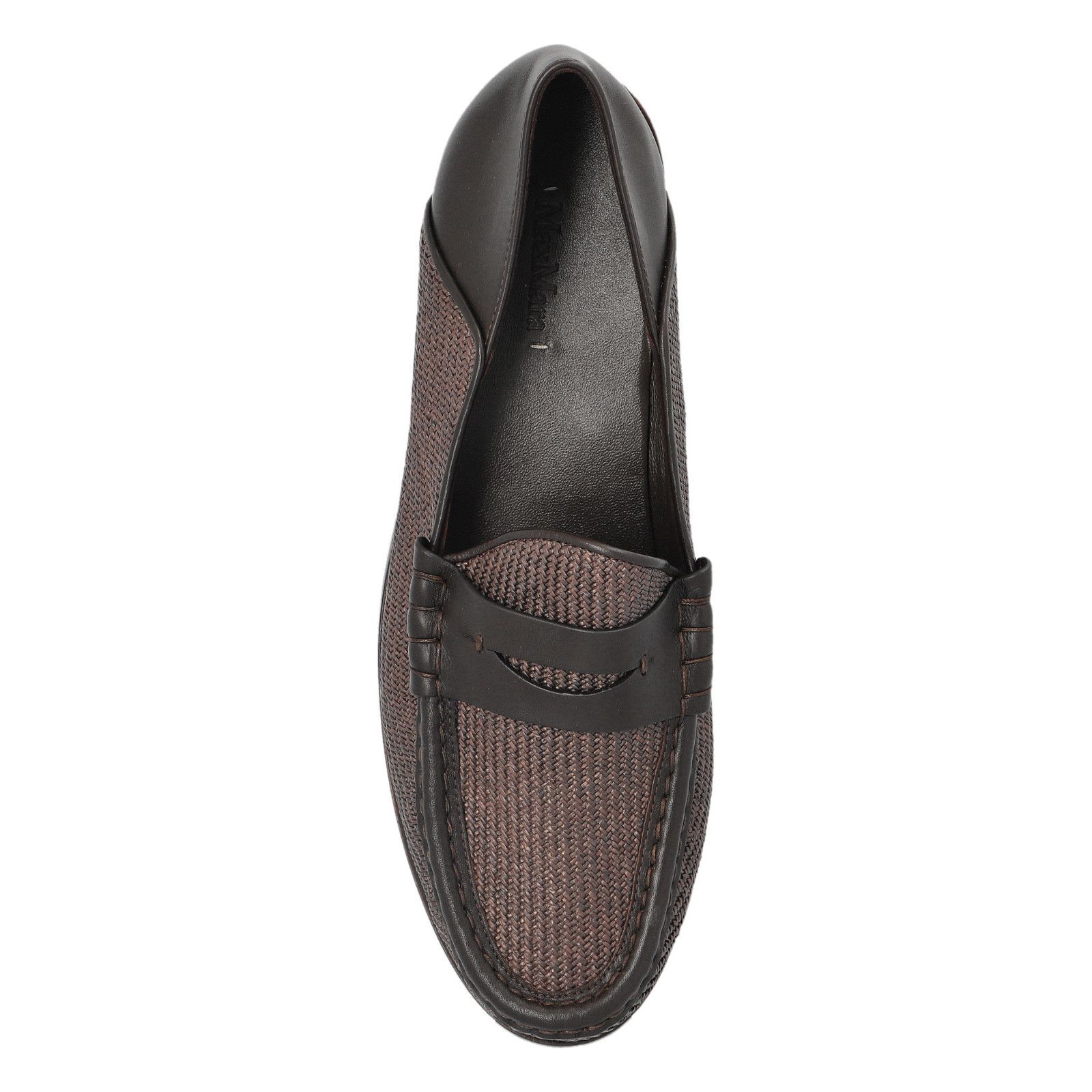 Max Mara MAX MARA Strawloafer Brown Leather Loafers New & Authentic ( Size US 6 / IT 36 - 4 Thumbnail