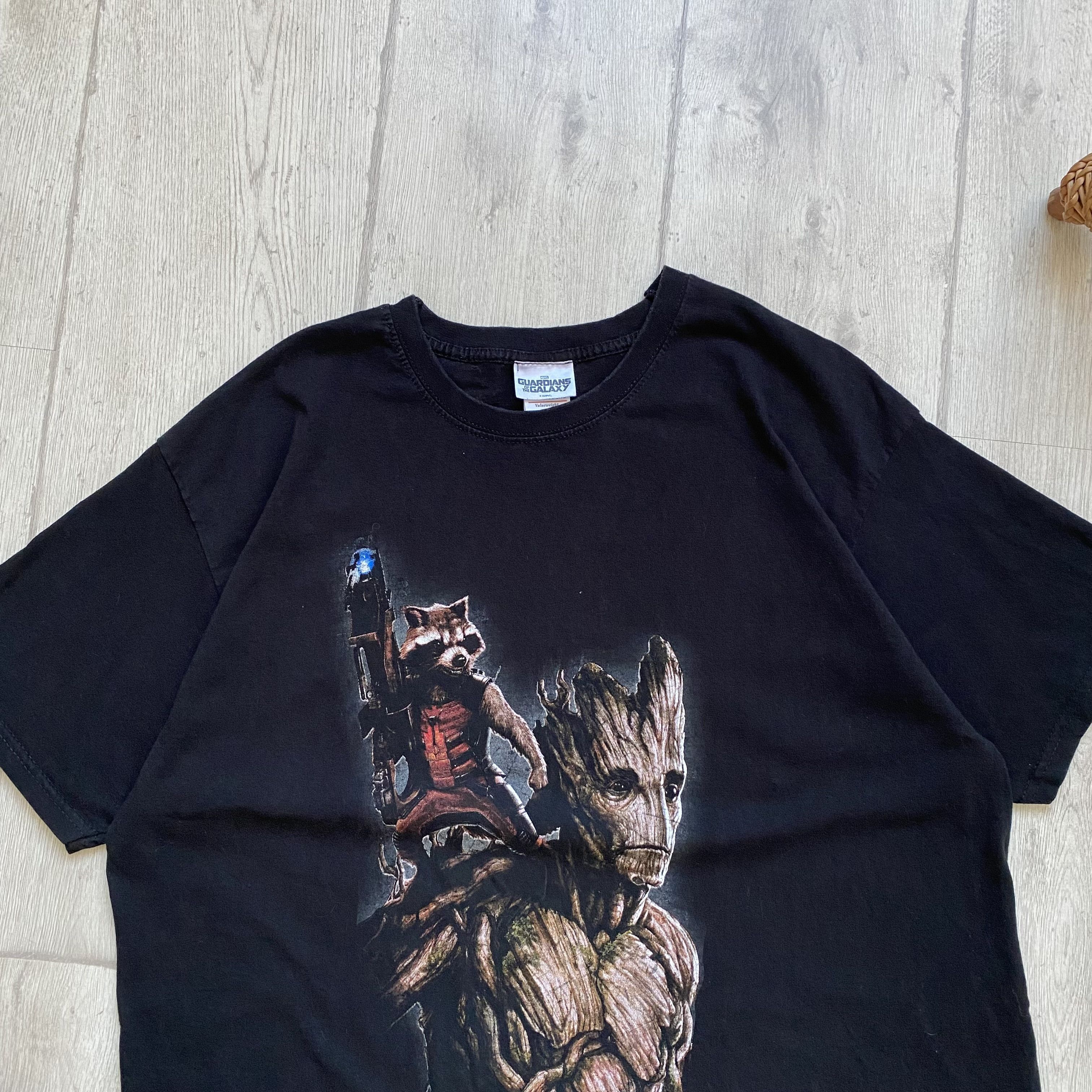 Marvel Comics Guardians of the galaxy Groot and Rocket Racoon Official tee Size US L / EU 52-54 / 3 - 2 Thumbnail