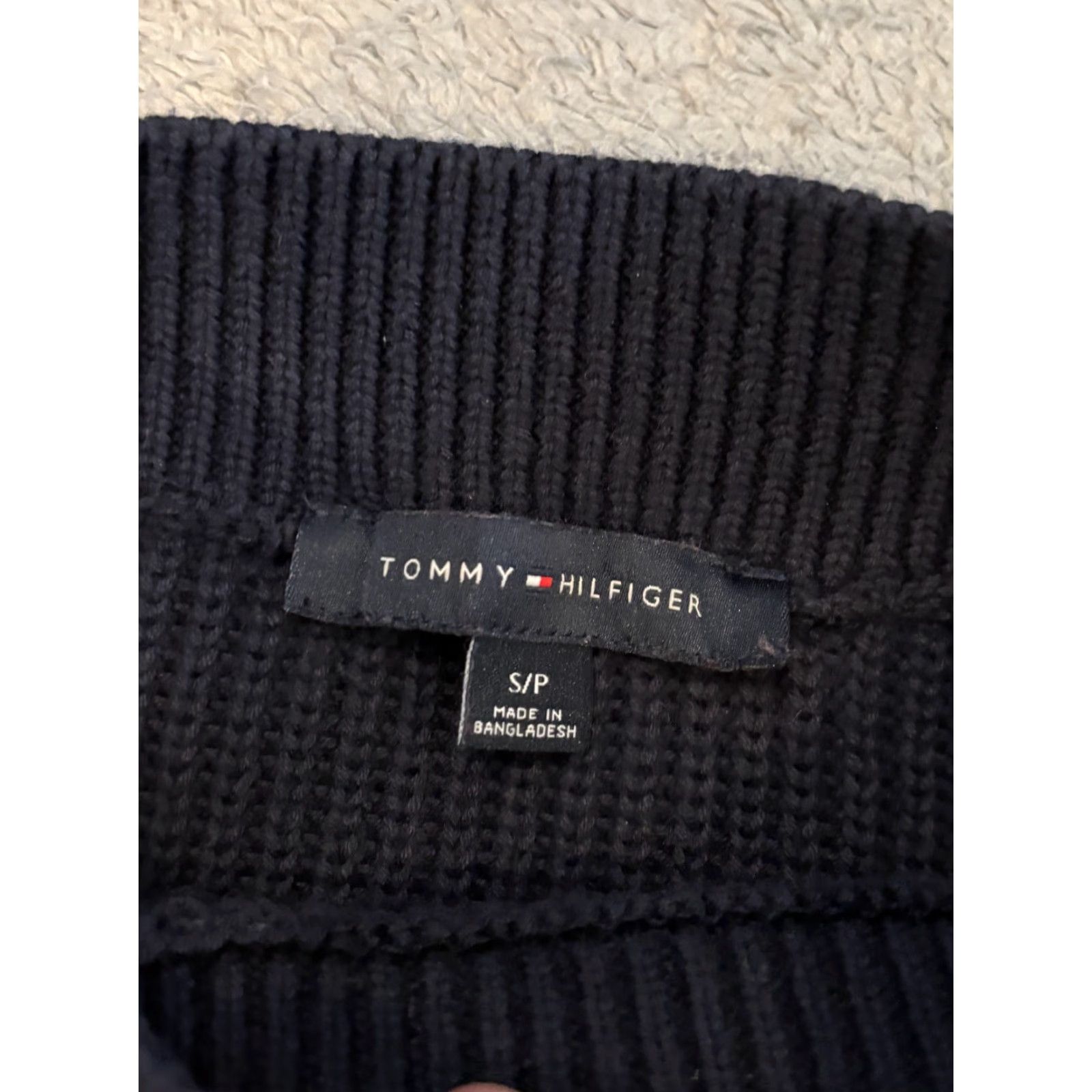 Tommy Hilfiger Tommy Hilfiger Sweater Womens Small Boat Neck Striped Color Block Red White Blue Size S / US 4 / IT 40 - 2 Thumbnail