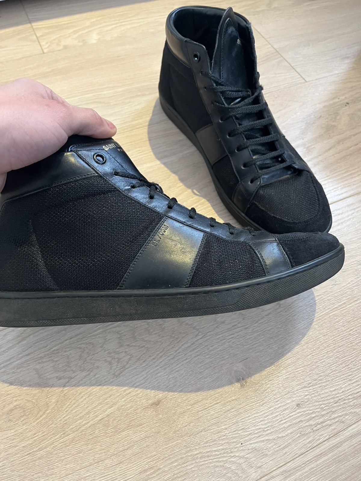 Saint Laurent Paris Saint laurent paris SL/03m midtop Size US 9.5 / EU 42-43 - 3 Thumbnail