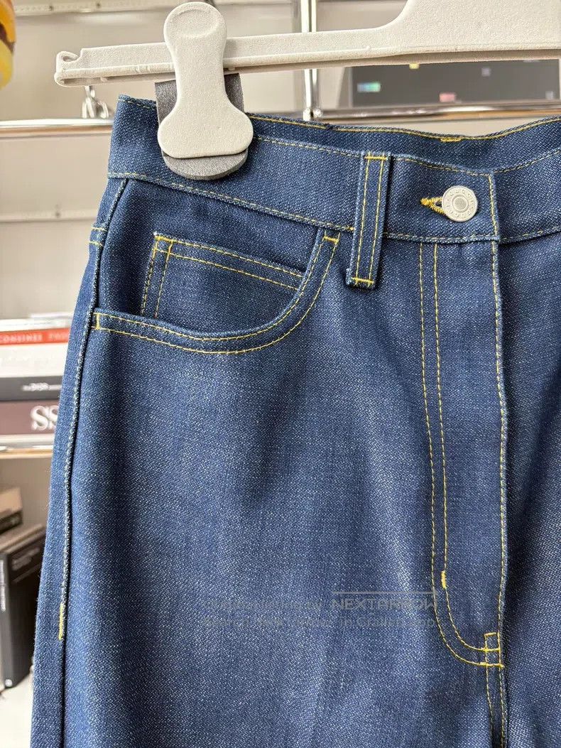 Gucci Gucci 100th anniversary limited edition blue leather label Size 24" / US 00 / IT 34 - 2 Thumbnail