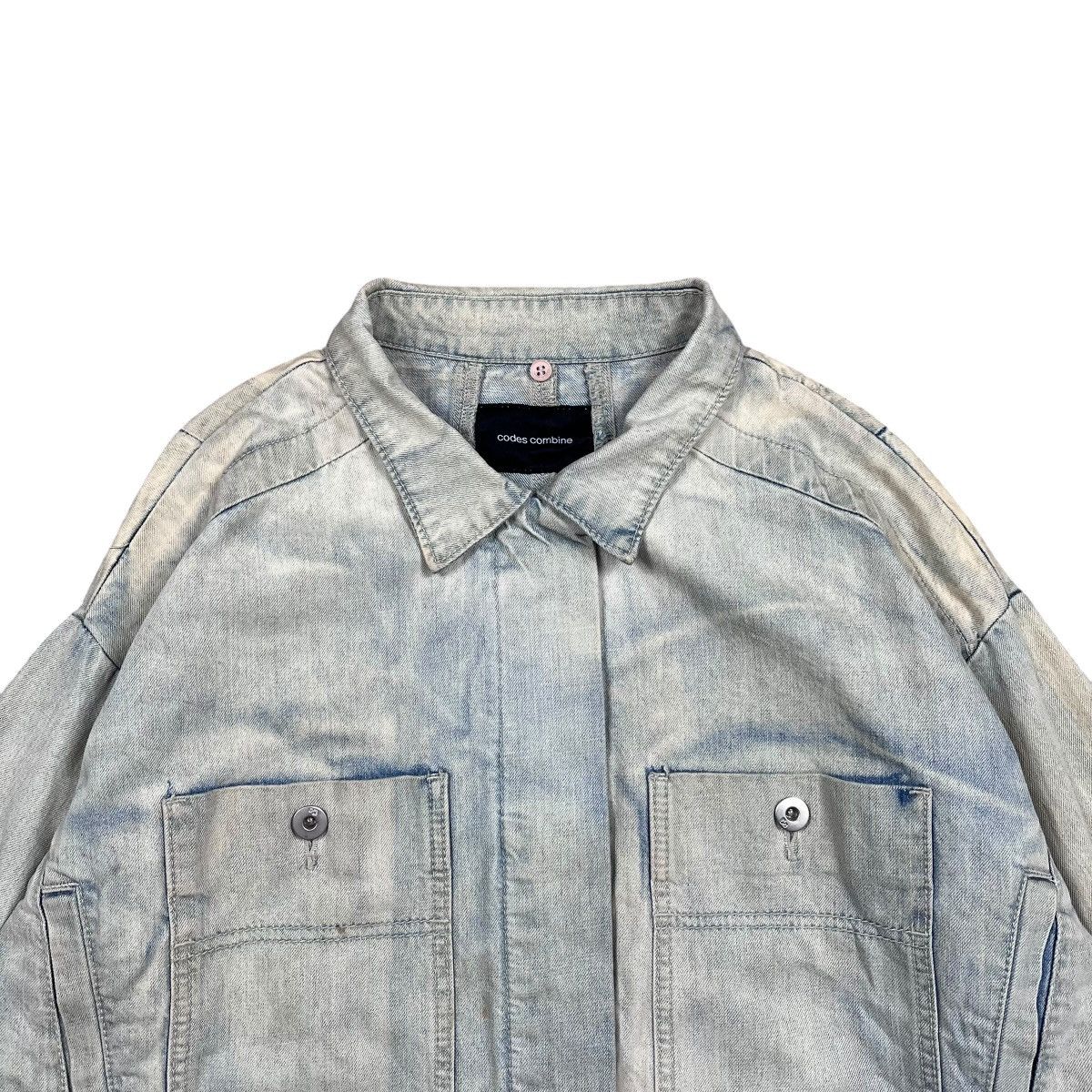 Japanese Brand Codes Combine Multi Pocket Denim Jacket Size US M / EU 48-50 / 2 - 2 Thumbnail