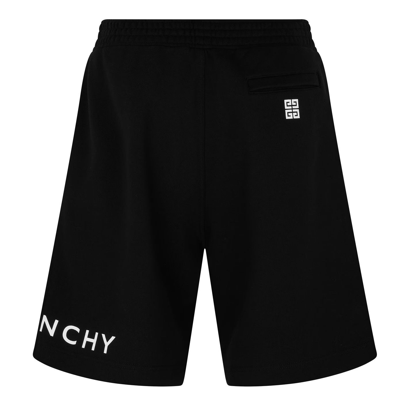 Givenchy o1g2r1mq0426 Boxy Fit Fleece Jogger Shorts in Black Size US 30 / EU 46 - 6 Thumbnail