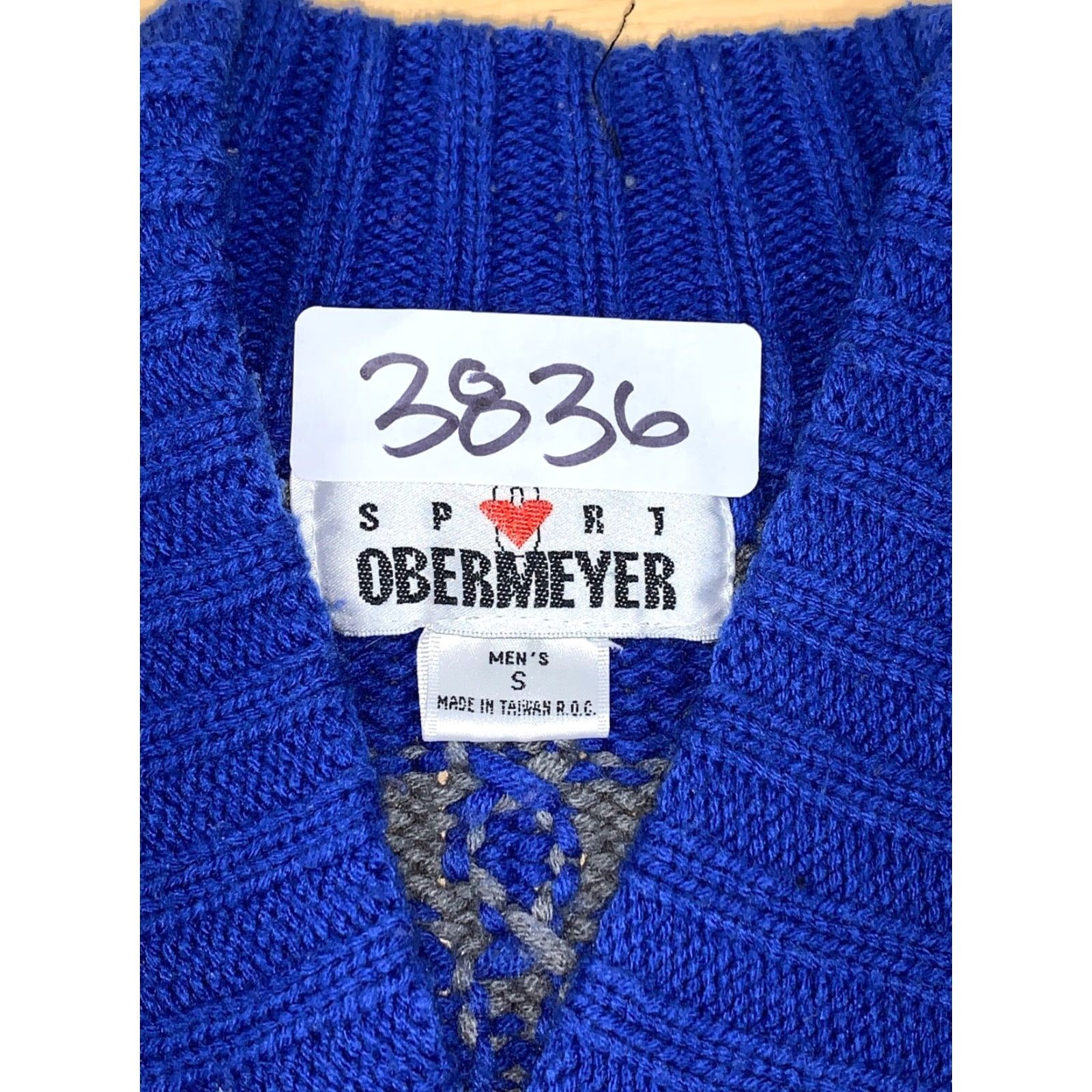 Obermeyer VTG Obermeyer Sport Sweater Small Blue Aztec Southwest #3836 Size US S / EU 44-46 / 1 - 3 Thumbnail