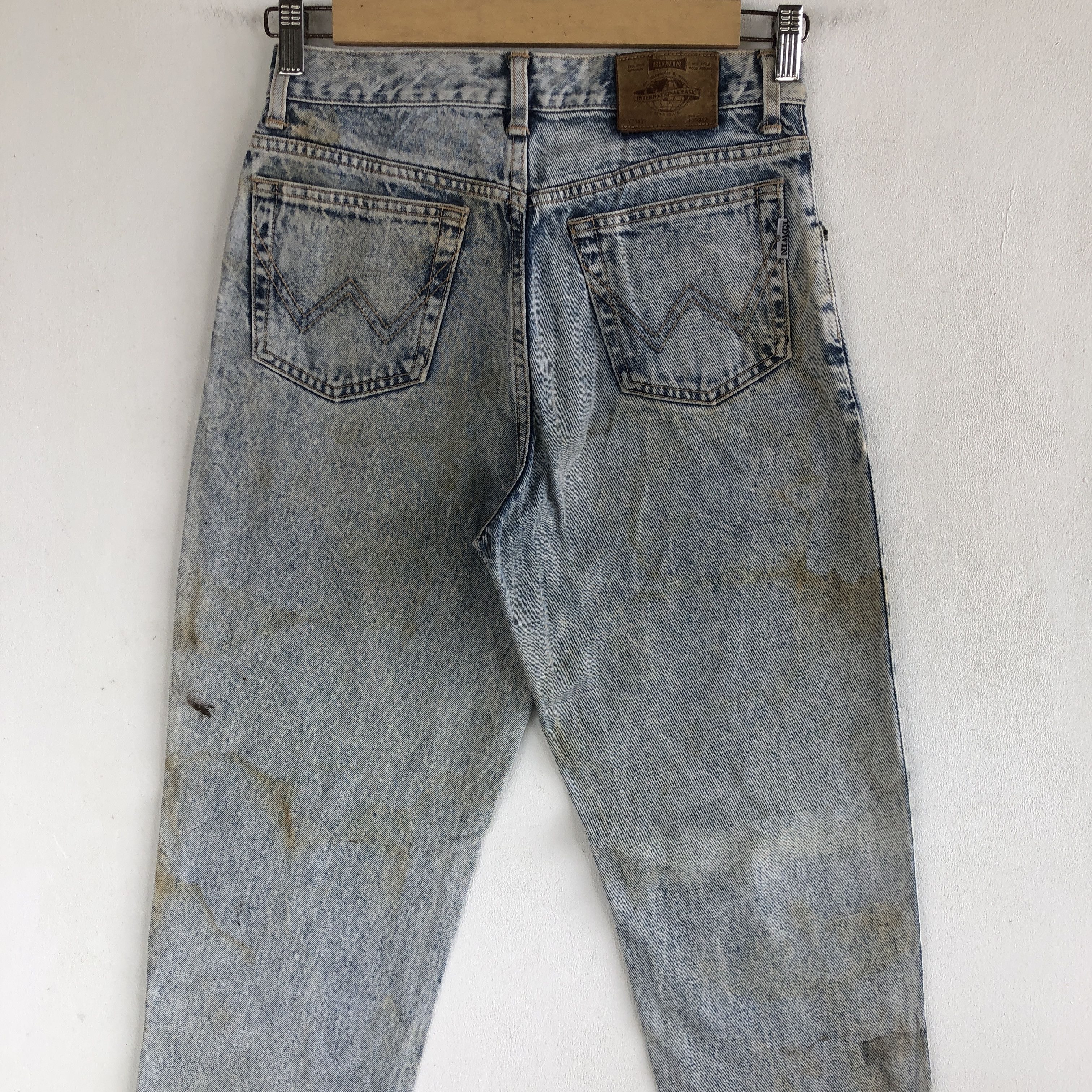 Japanese Brand Vintage Japanese Jeans Acid Wash Denim Pants Size 26" / US 2 / IT 38 - 4 Thumbnail