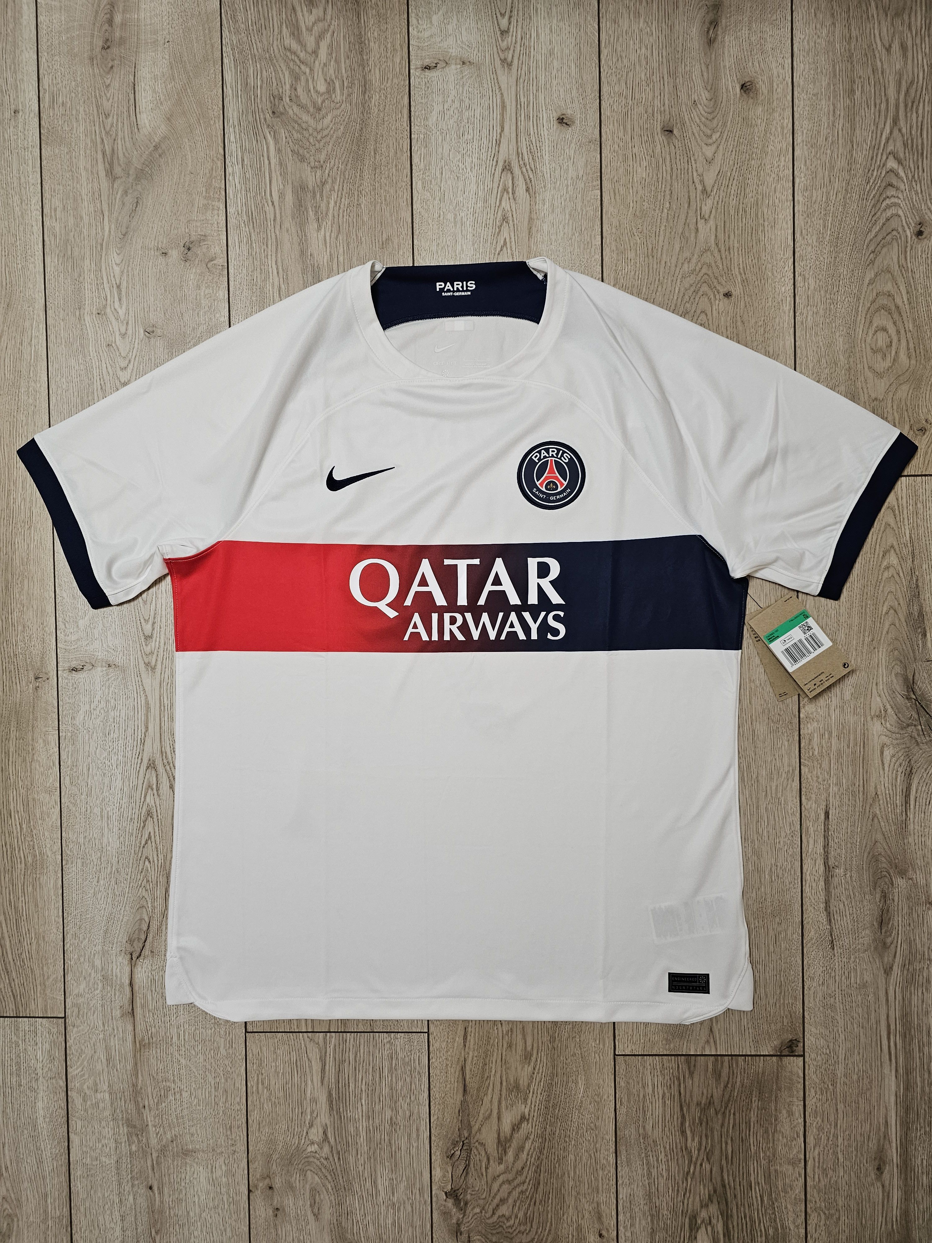 All Sport PSG PARIS SAINT-GERMAIN 2024 MBAPPE FOOTBALL SOCCER JERSEY Size US XL / EU 56 / 4 - 2 Thumbnail
