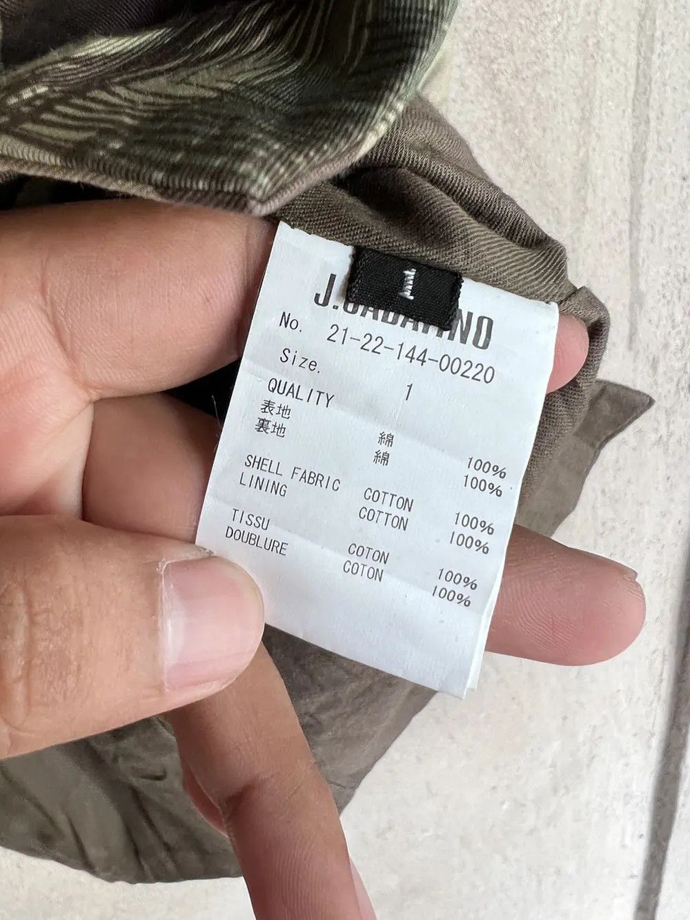 Japanese Brand Japanese Brand j.Sabatino Military Style Vest Size US M / EU 48-50 / 2 - 5 Thumbnail