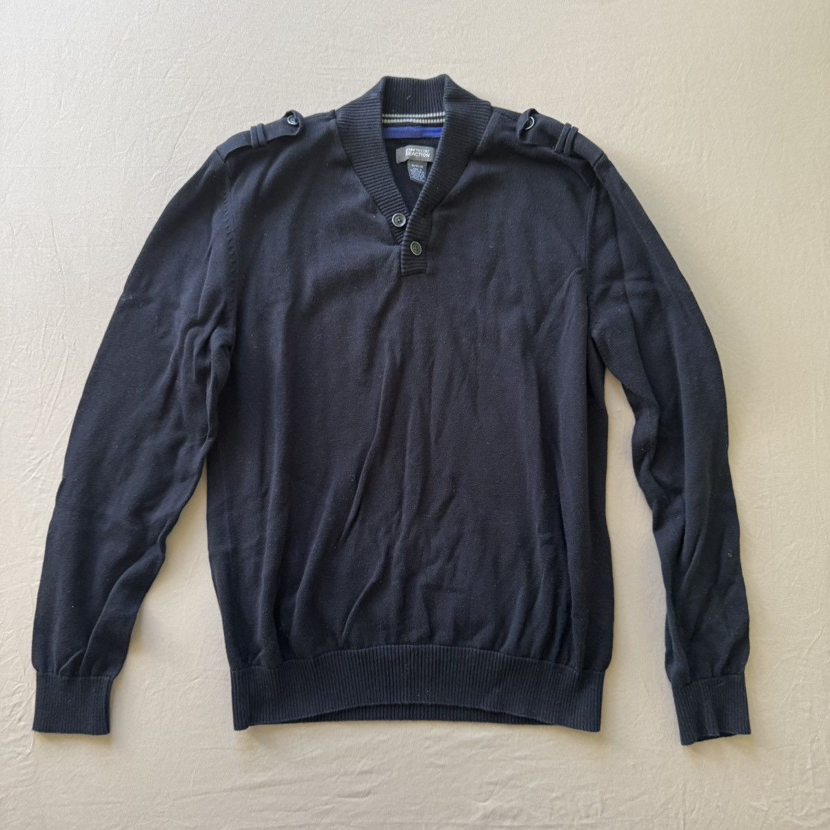 Kenneth Cole Kenneth Cole Shawl Collar Sweater Size US M / EU 48-50 / 2 - 1 Thumbnail