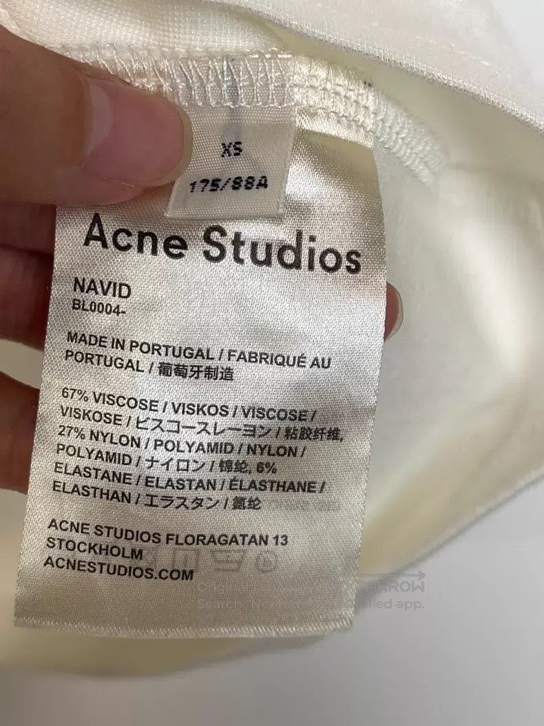 Acne Studios Acne Studios Letter Collar Short Sleeve Size US XS / EU 42 / 0 - 7 Thumbnail