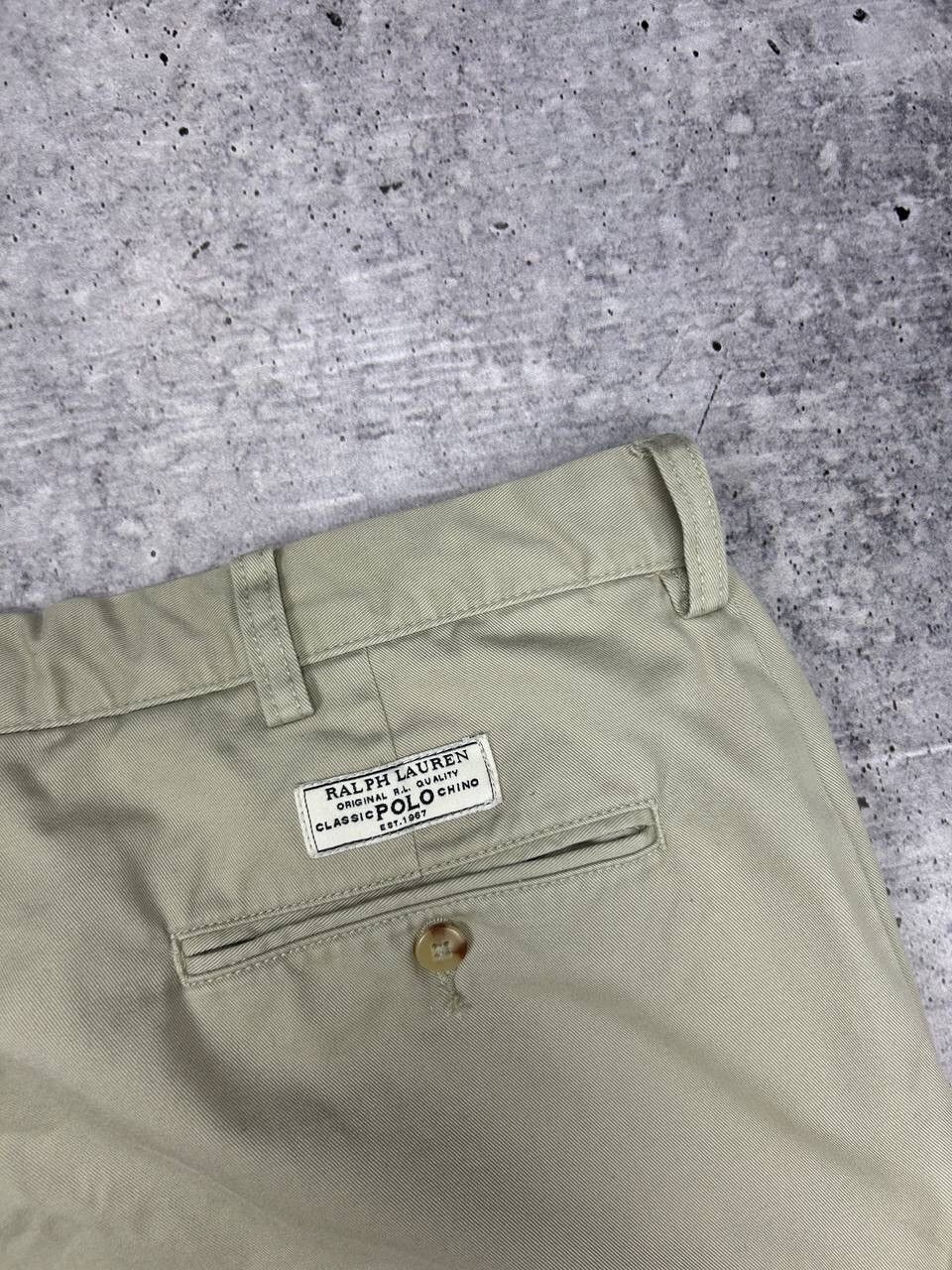Polo Ralph Lauren × Vintage Vintage Polo Ralph Lauren Y2K Style Gordon Chino Beige Pants Size US 38 / EU 54 - 21 Thumbnail