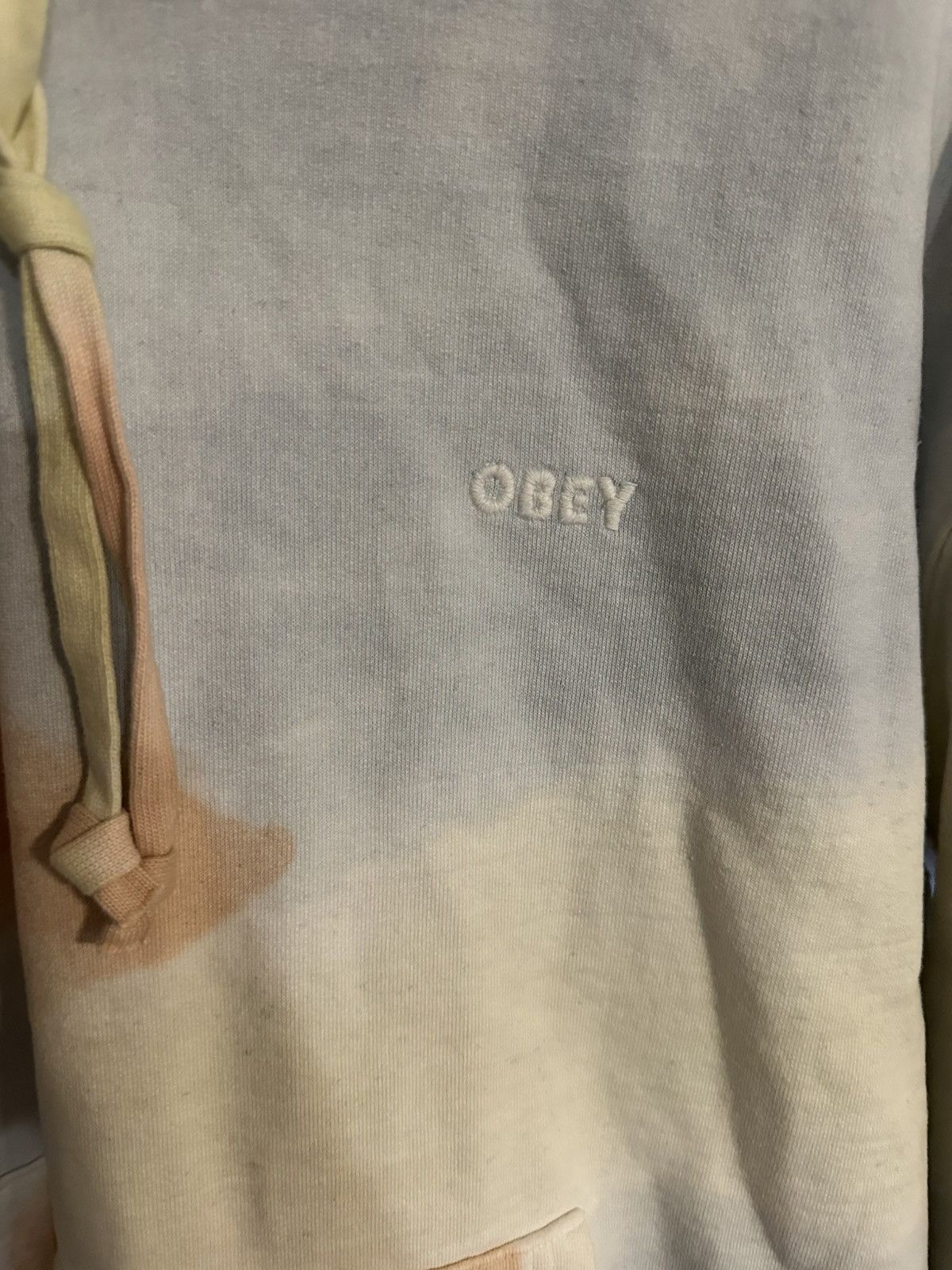 Obey Obey Tie Dye Hoodie Size US XL / EU 56 / 4 - 2 Thumbnail