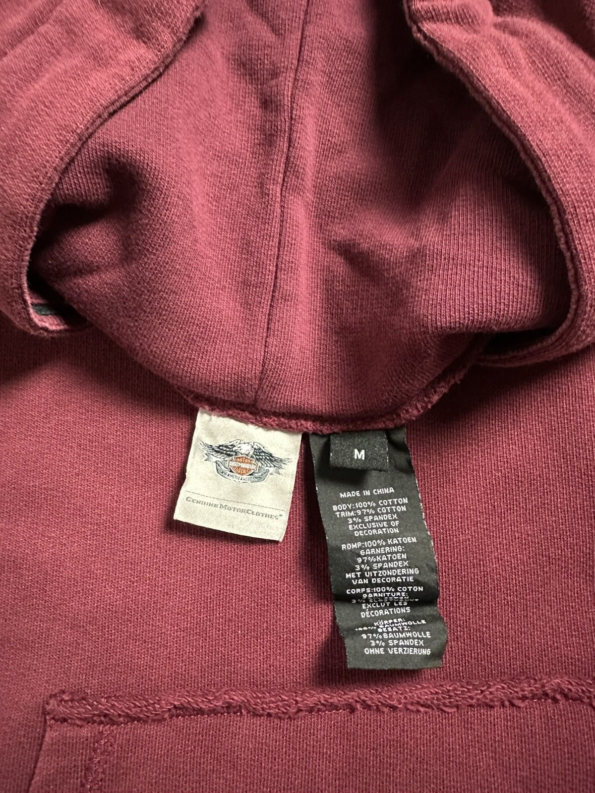 Harley Davidson × Vintage Vintage Harley Davidson Logo Pullover Hoodie Medium Size M / US 6-8 / IT 42-44 - 3 Thumbnail