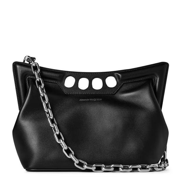 Alexander McQueen o1g2r1mq0824 Size: OS / The Peak Small Bag in Black Size ONE SIZE - 1 Thumbnail