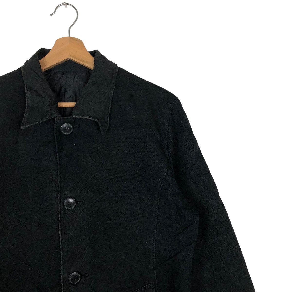 Hysteric Glamour 🔥Rich Black - Long Coats Jacket PPFM Japan Made Size US L / EU 52-54 / 3 - 6 Thumbnail