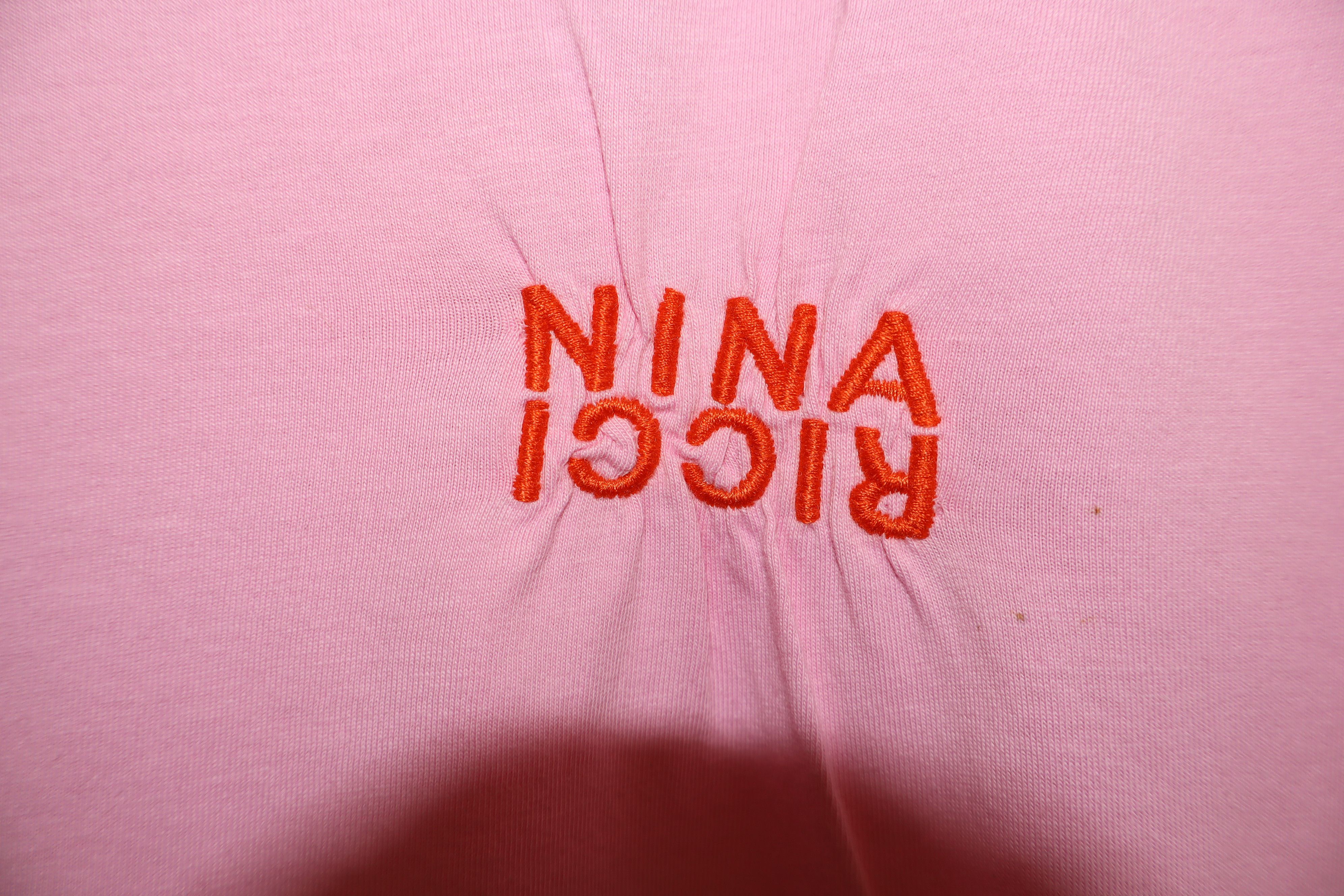 Nina Ricci Embroidered logo t-shirt Size XL / US 12-14 / IT 48-50 - 4 Thumbnail