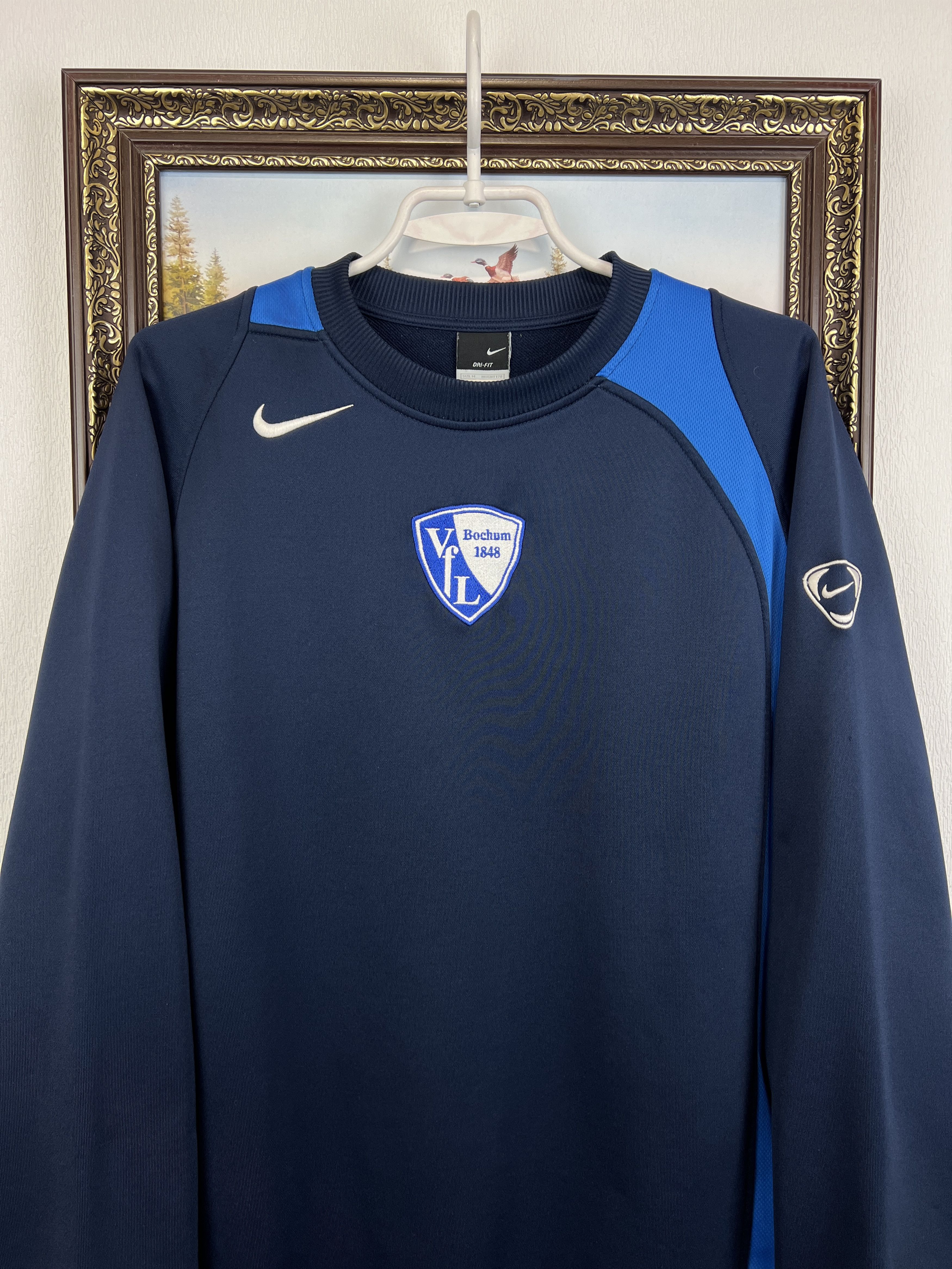 Nike fL Bochum Football Sweatshirt Soccer Crewneck Track Top Size US M / EU 48-50 / 2 - 2 Thumbnail