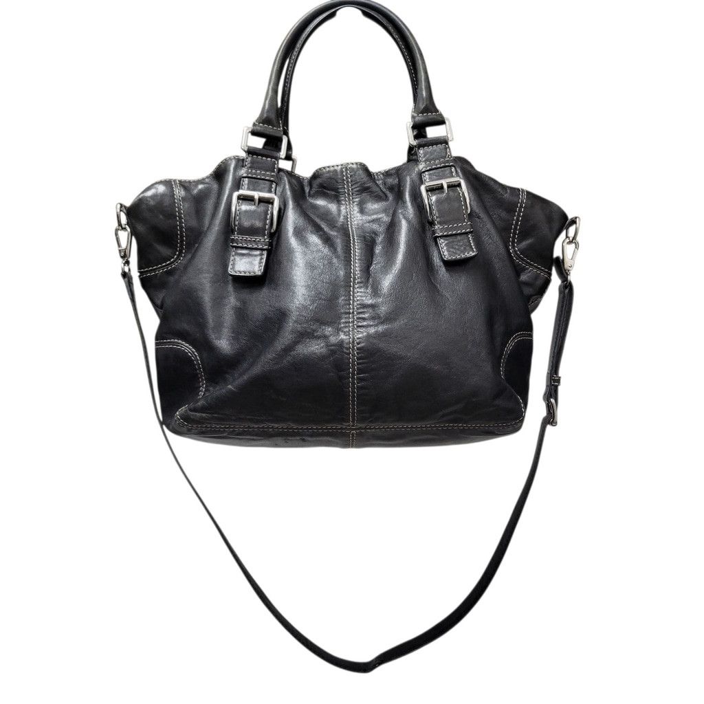 Michael Kors Michael Kors Women's Drawstring Black Shoulder Satchel Bag Size ONE SIZE - 1 Thumbnail
