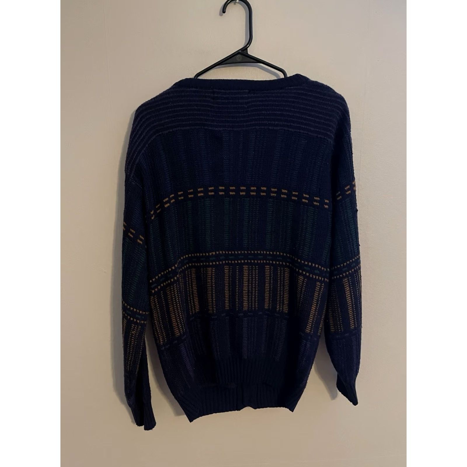 Vintage VINTAGE Alvin Josef Purple Acrylic Knit Grandpa Cardigan Sweater Men's Medium Size US M / EU 48-50 / 2 - 3 Thumbnail