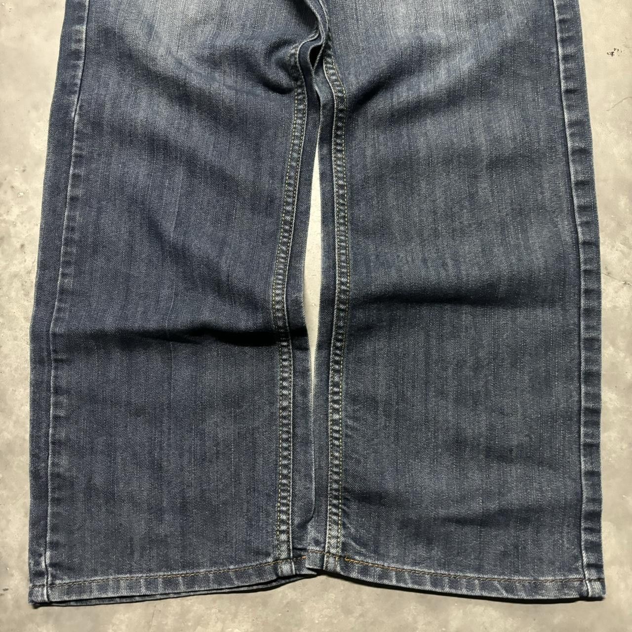 Levi's × Vintage Crazy Vintage Y2K/2000s Grunge Faded Dark Wash Levi’s Skater Denim Jeans! Size US 36 / EU 52 - 6 Thumbnail