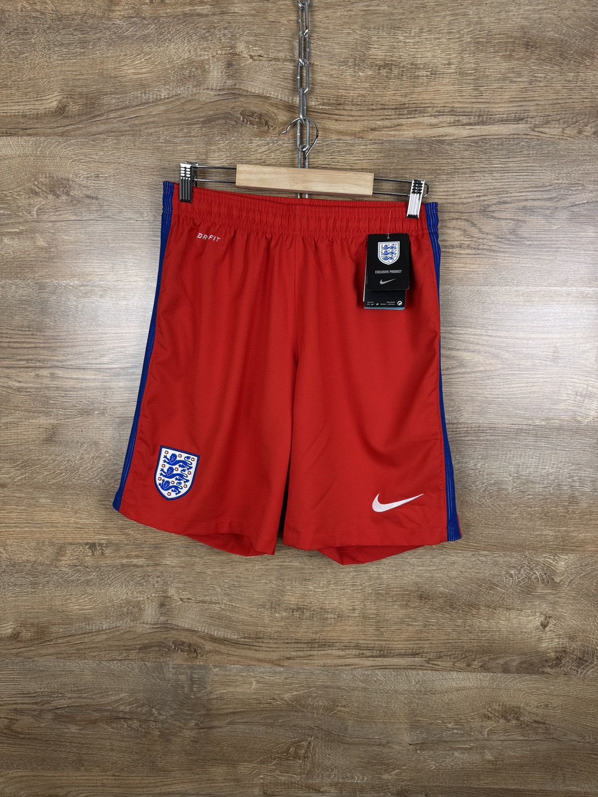 Nike × Vintage New Mens Vintage Nike England national team soccer shorts Size US 32 / EU 48 - 1 Thumbnail
