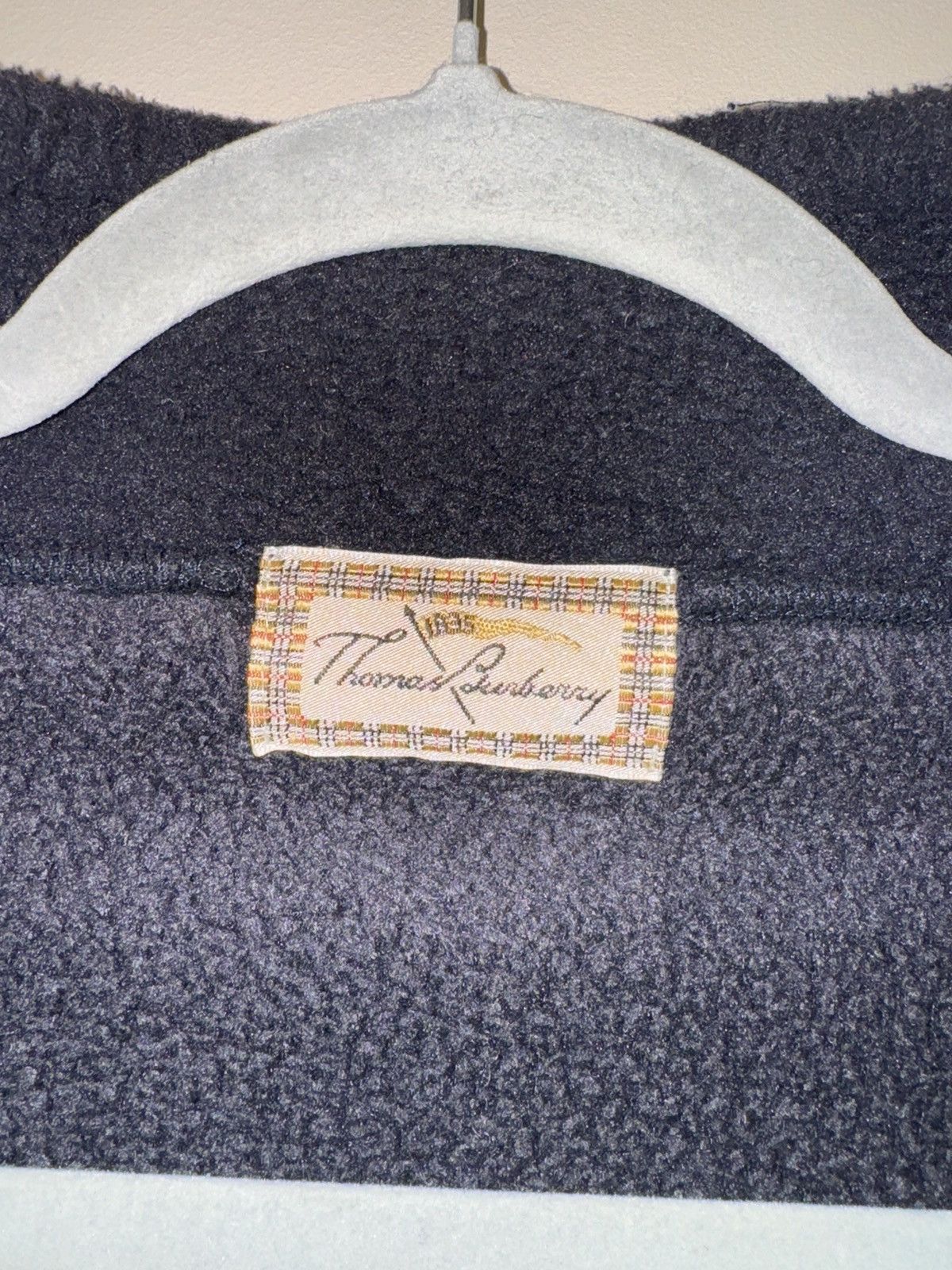 Burberry Thomas Burberry Fleece Zip Up Polar Sherpa sweatshirt 90s Size US L / EU 52-54 / 3 - 5 Thumbnail