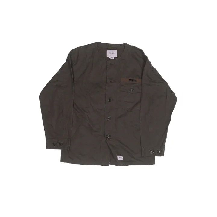Wtaps WTAPS Long Sleeve Shirt with Front Logo 0079 Size US M / EU 48-50 / 2 - 1 Thumbnail